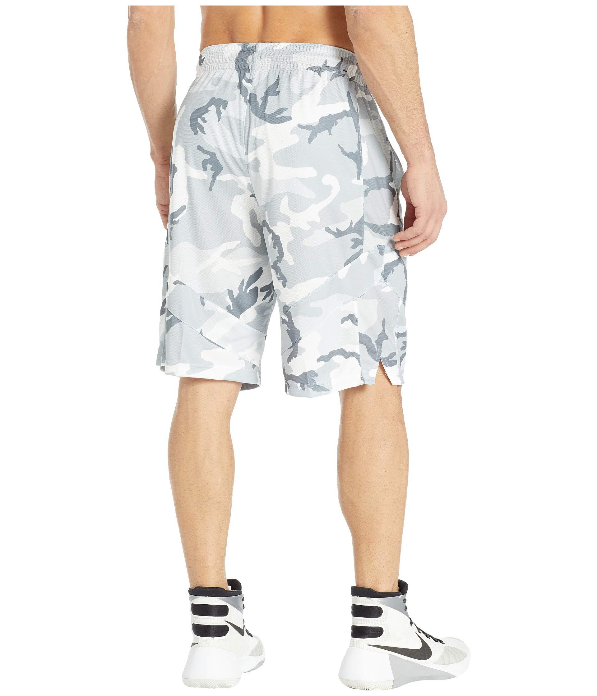 men's nike dri courtlines basketball shorts