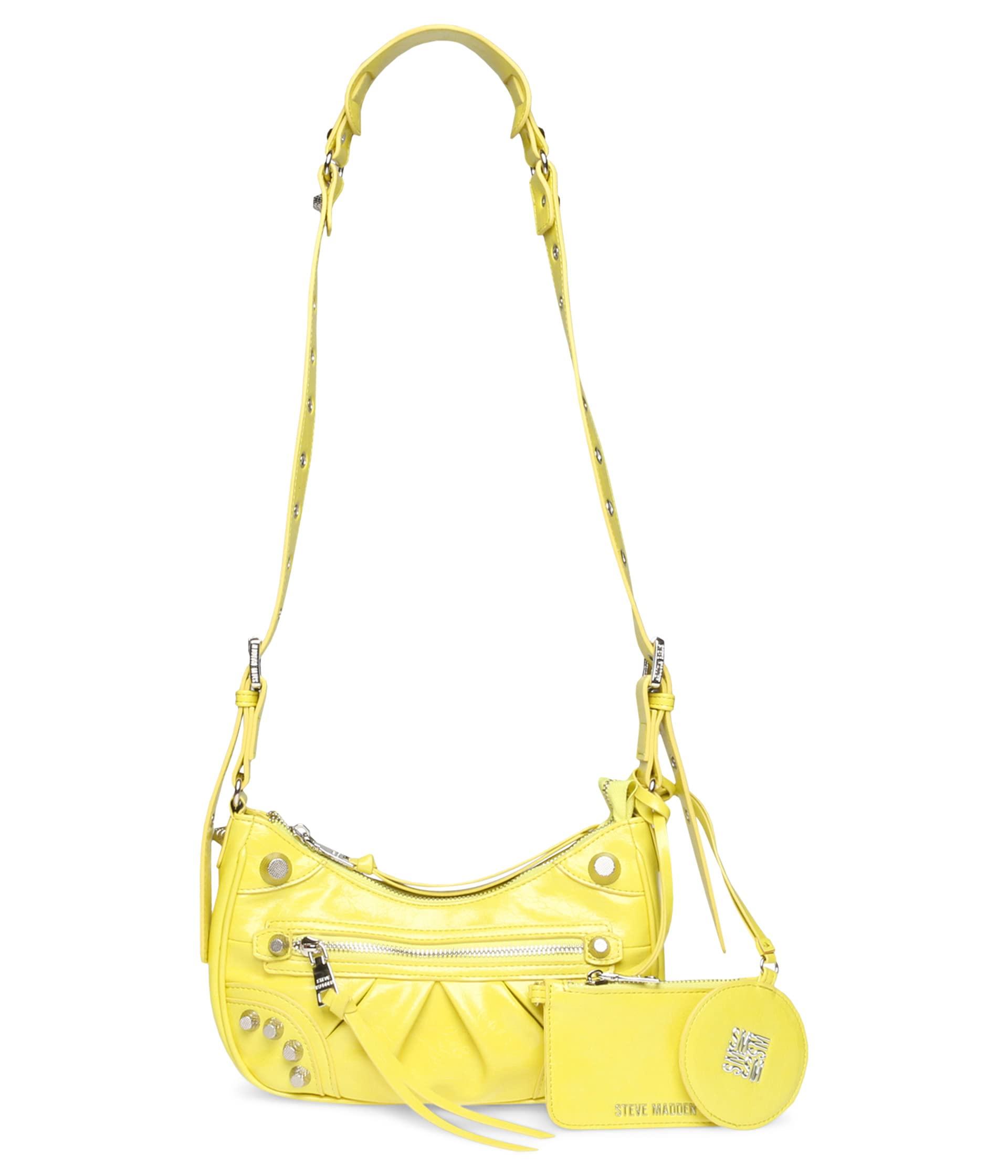Steve Madden Glowing Crossbody Bag With Mirror in Yellow | Lyst