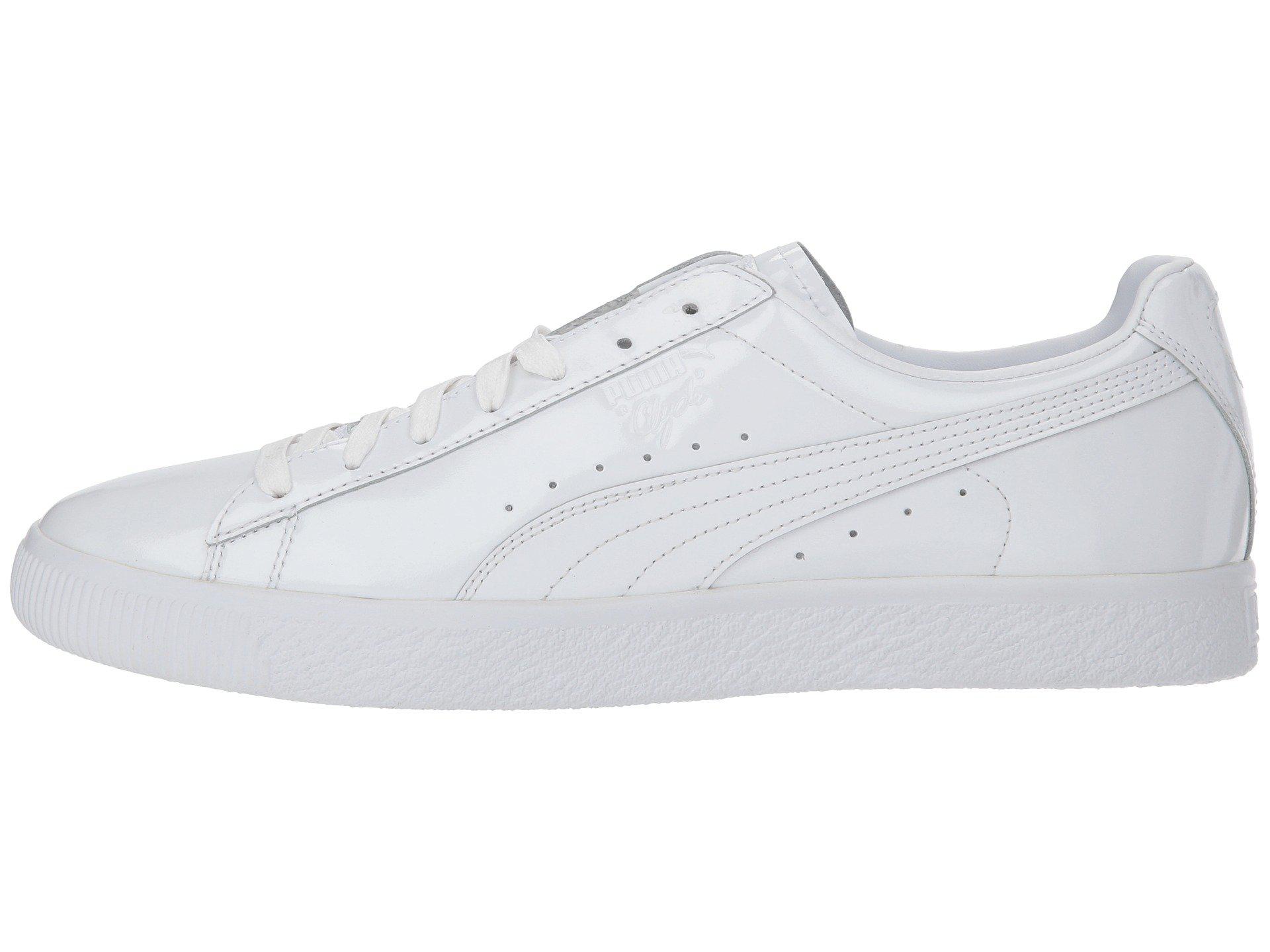PUMA Leather Clyde Dressed Part Three ( White) Men's Lace Up Casual Shoes  for Men - Lyst