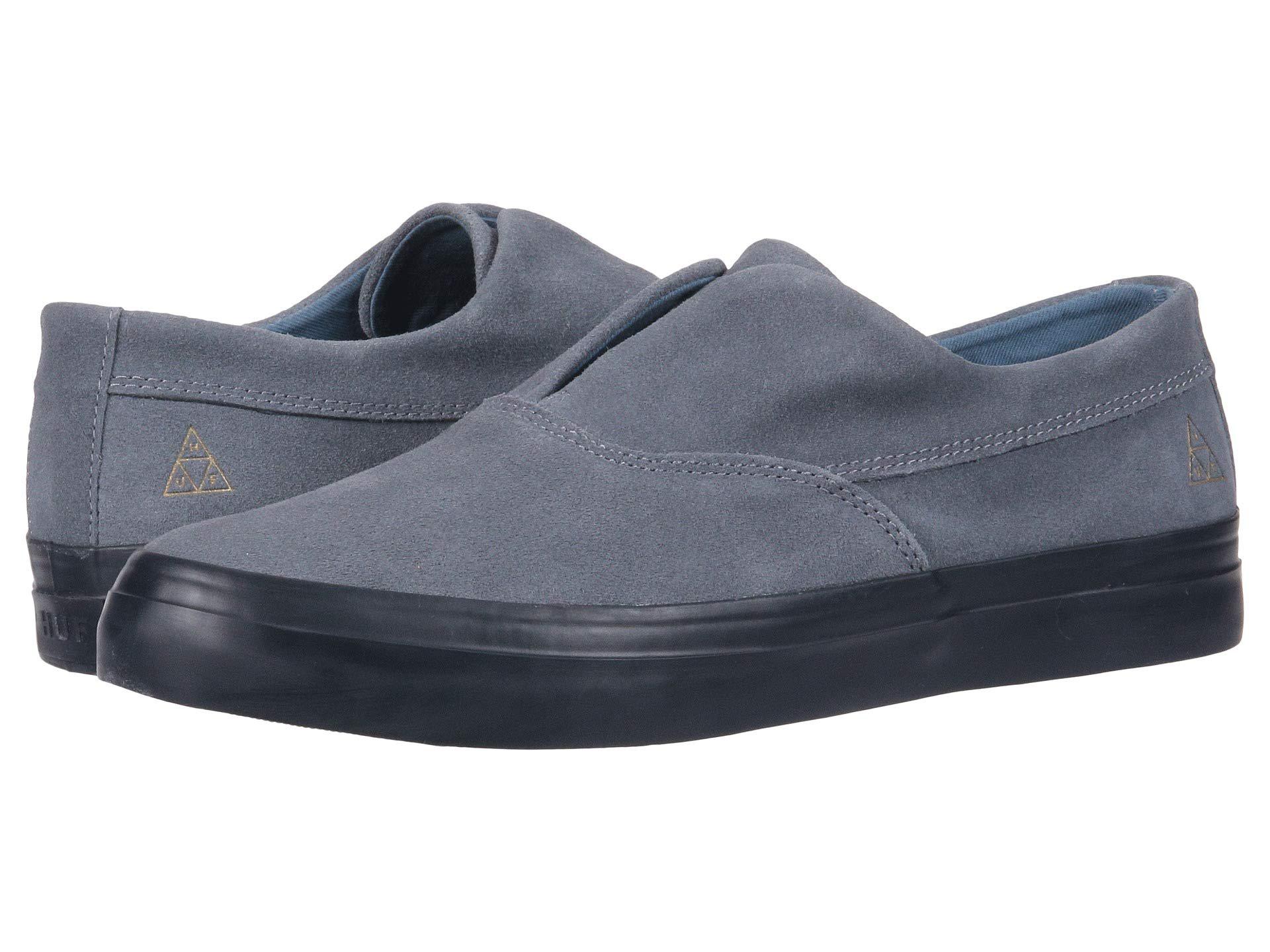 Huf Leather Dylan Slip-on in Blue Stone 