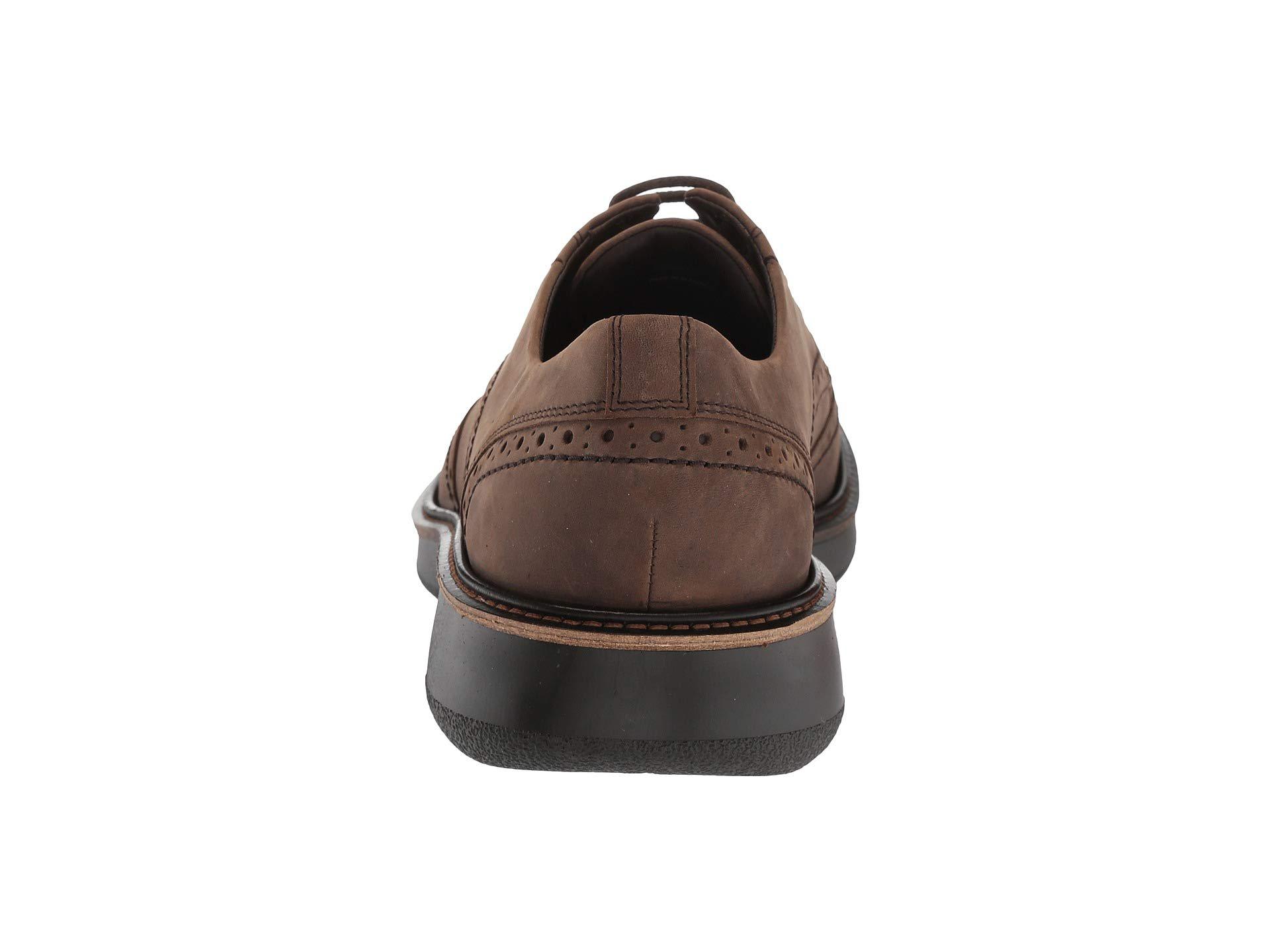 ecco men's lhasa brogue tie oxford