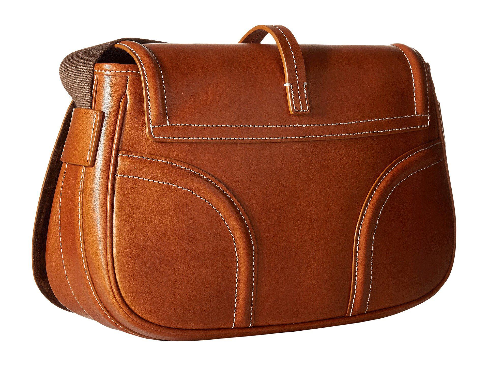 Dooney & Bourke Florentine Saddle Bag (natural/self Trim) Handbags | Lyst