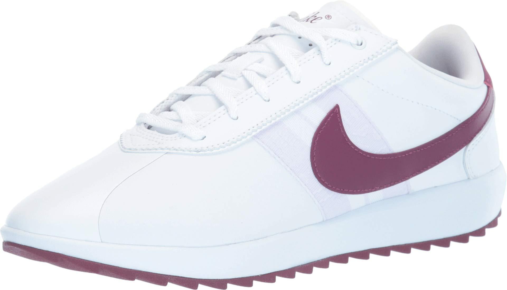Nike Cortez G Golf Shoe in White/Black Metallic Gold (White) - Lyst