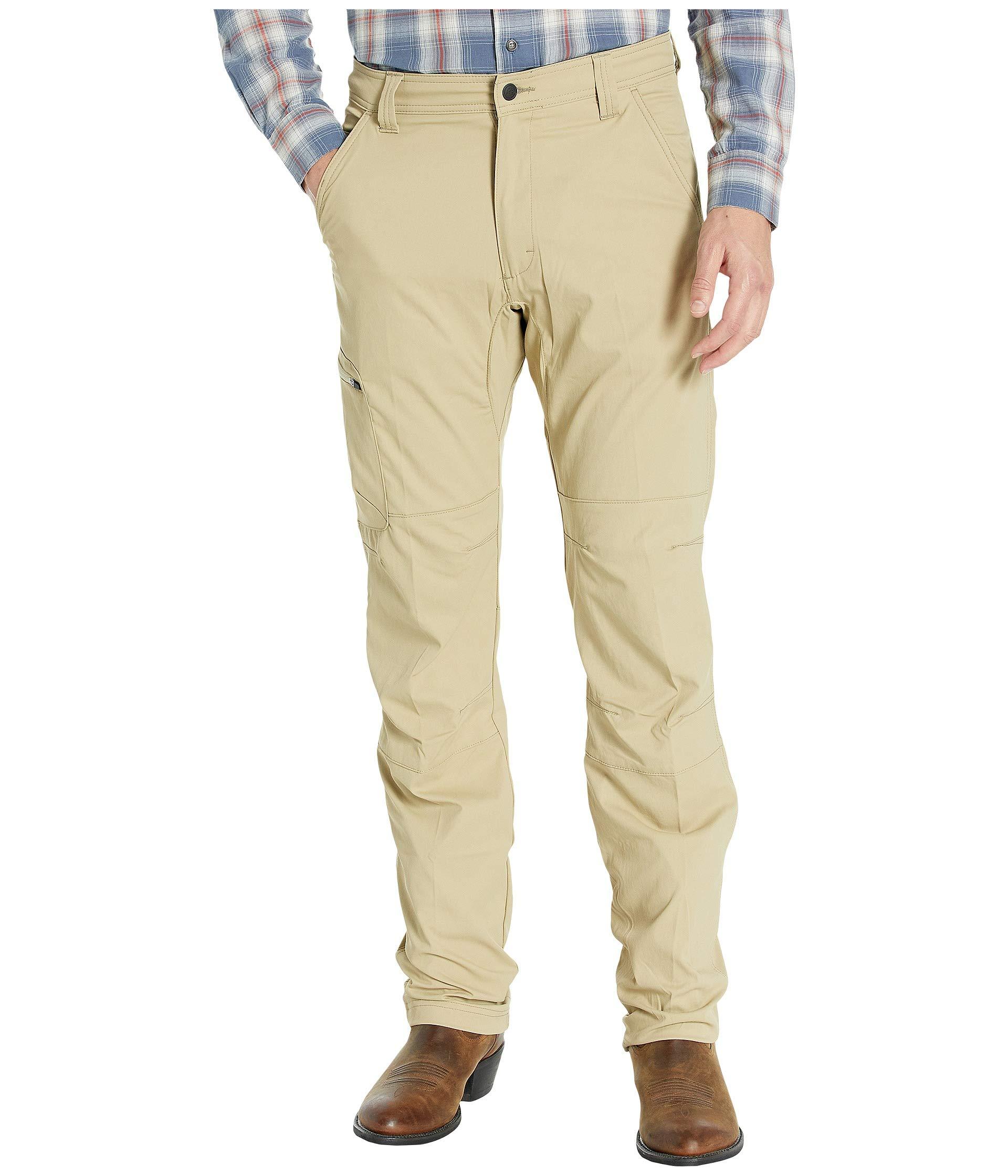 Wrangler Atg Outdoor Eco Utility Pants in Natural for Men | Lyst
