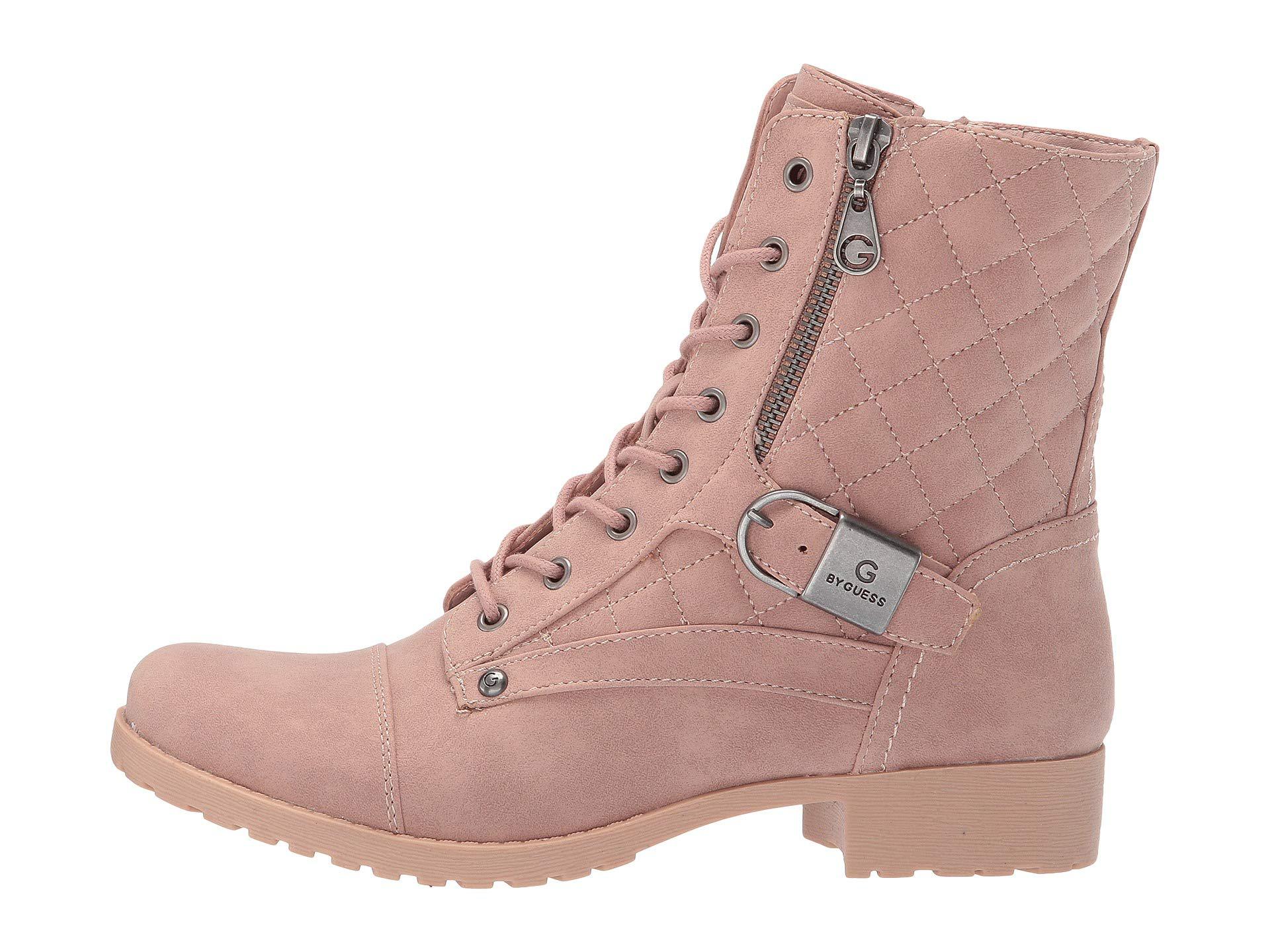 guess boots pink