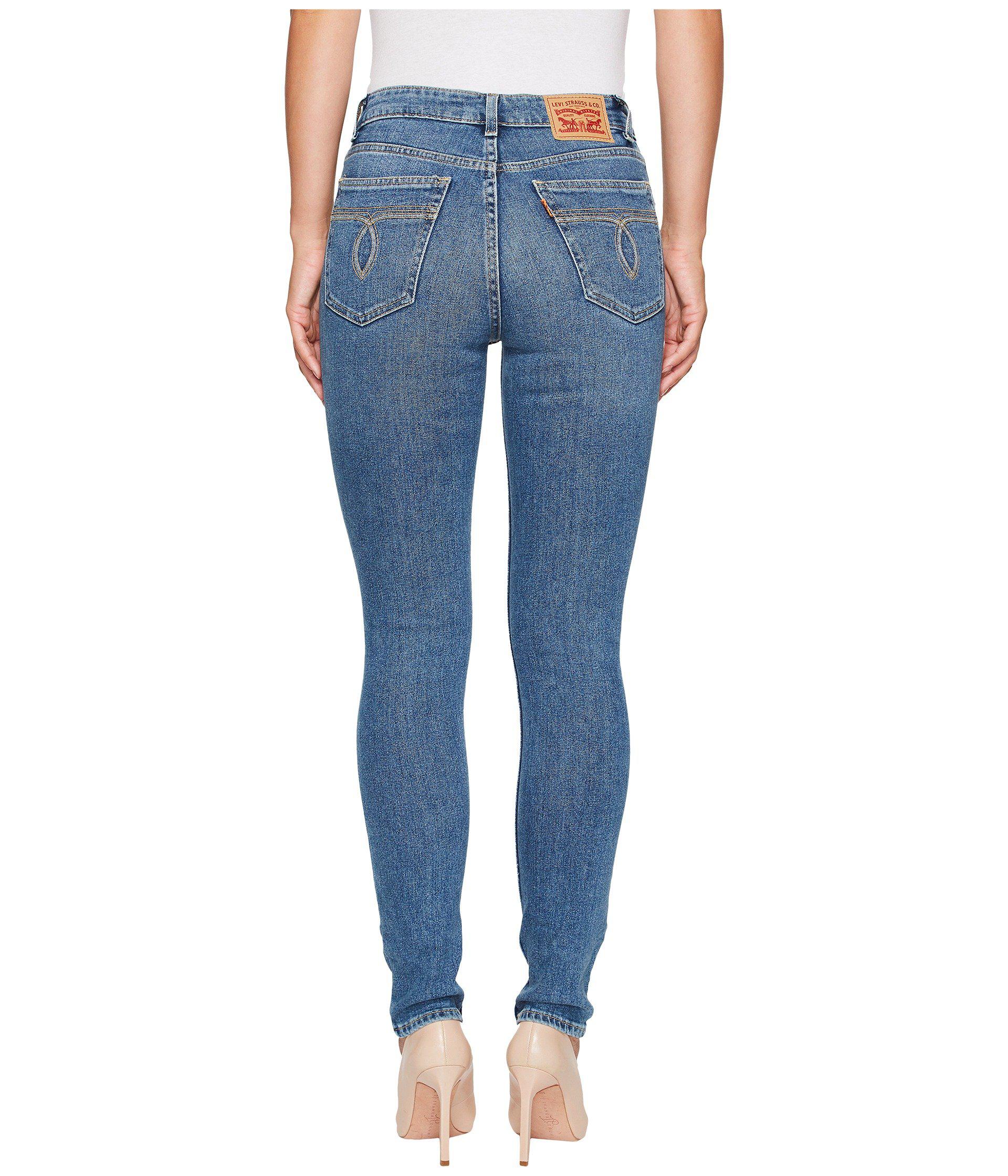 vintage high rise skinny levi's