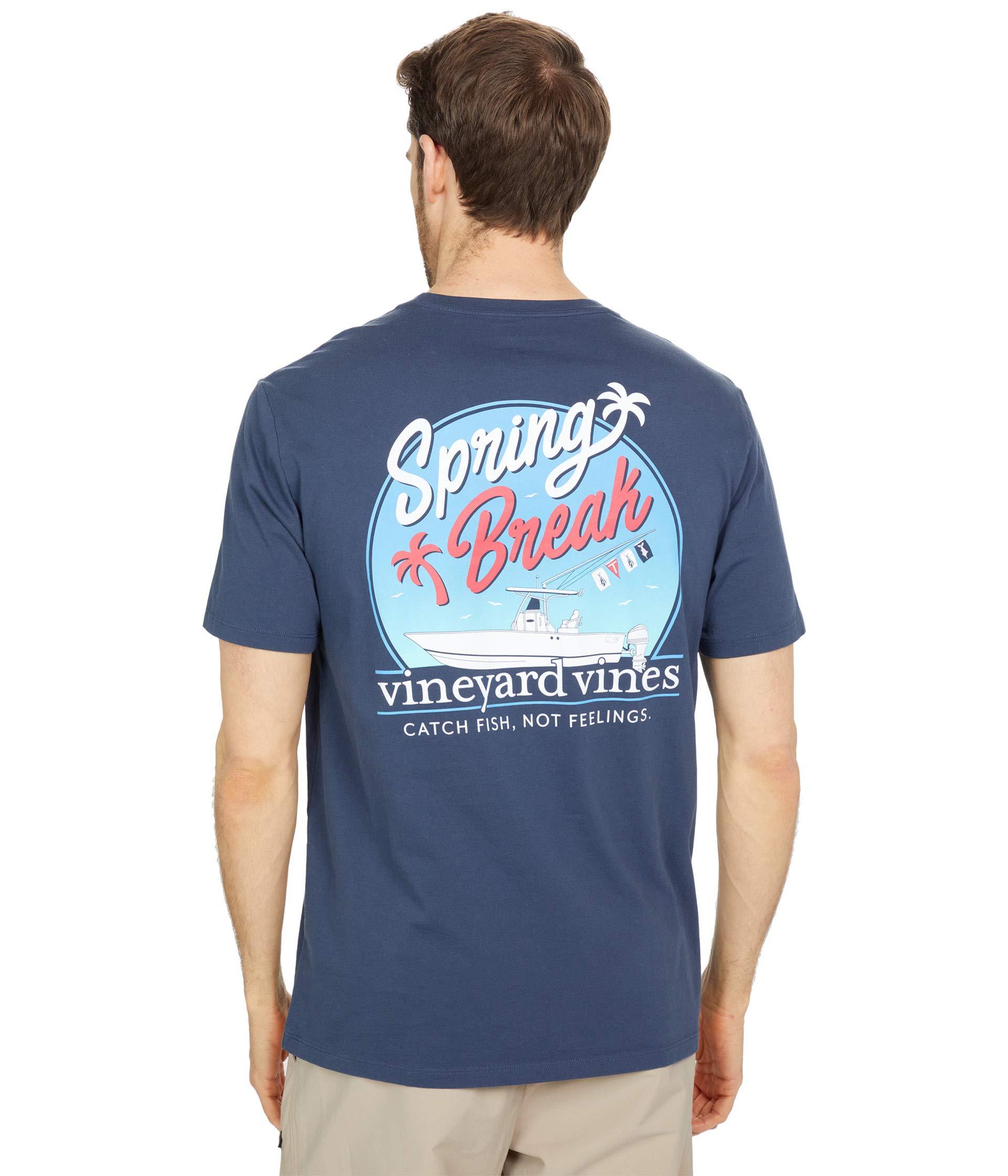 Vineyard Vines Short Sleeve Spring Break T-shirt in Blue for Men