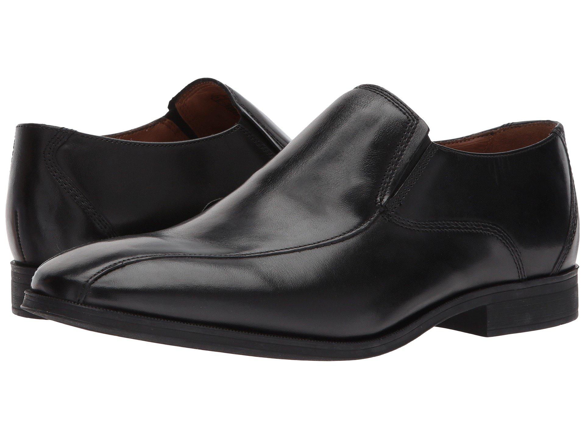 Clarks Gilman Slip (black Leather) Men's Slip-on Dress Shoes for Men - Lyst