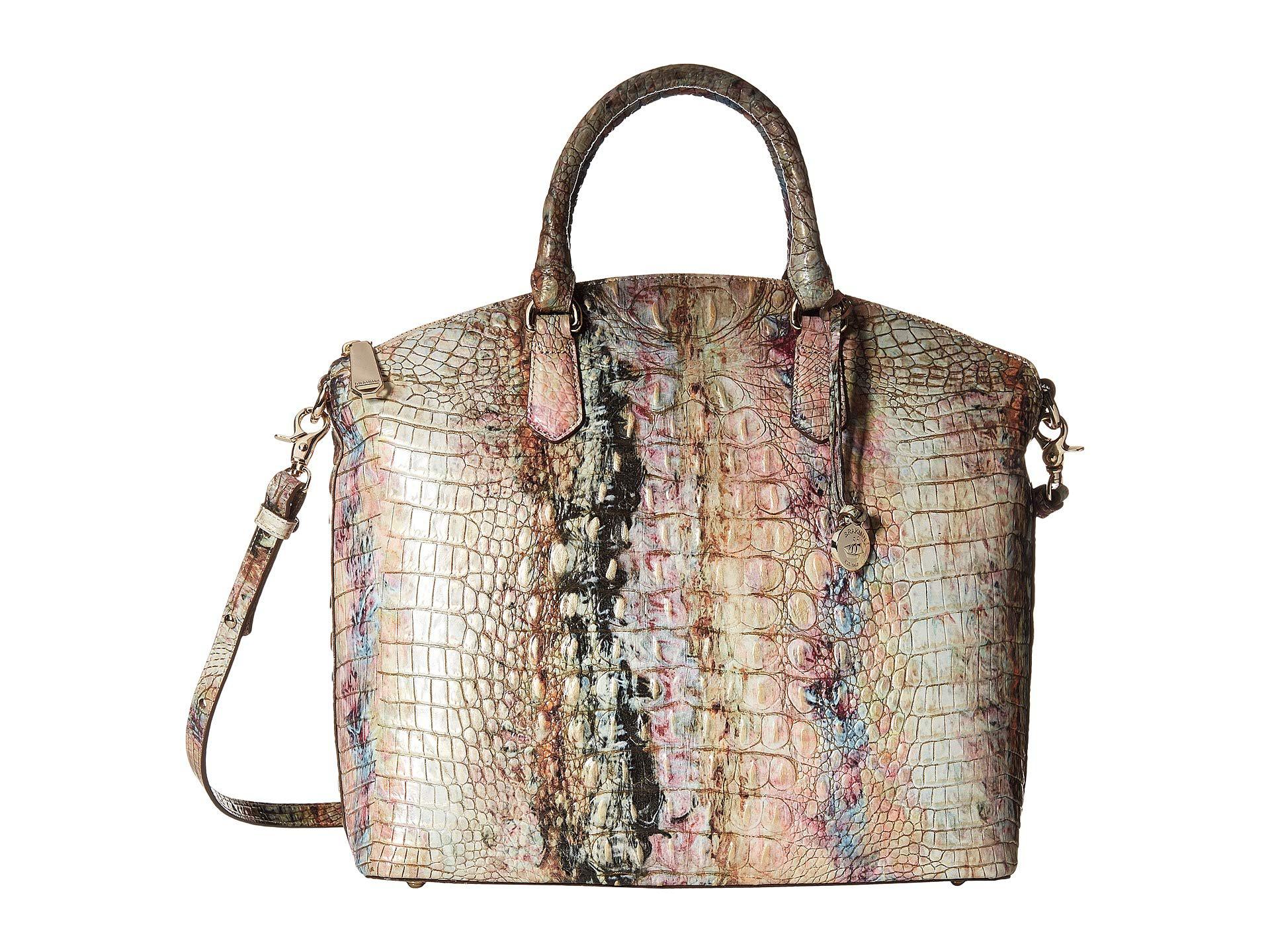 brahmin large duxbury satchel opal