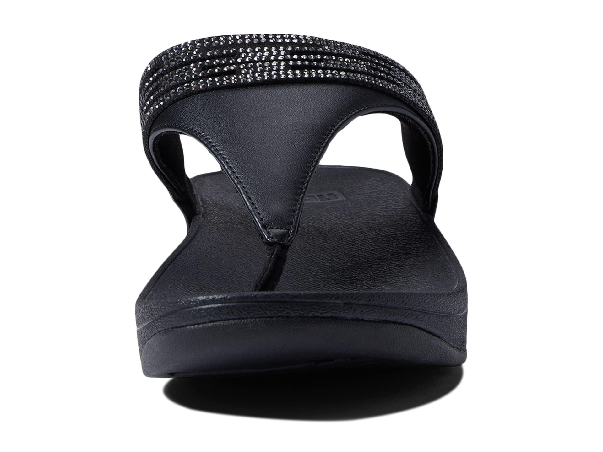 Fitflop Lulu Laser Crystal Leather Toe 