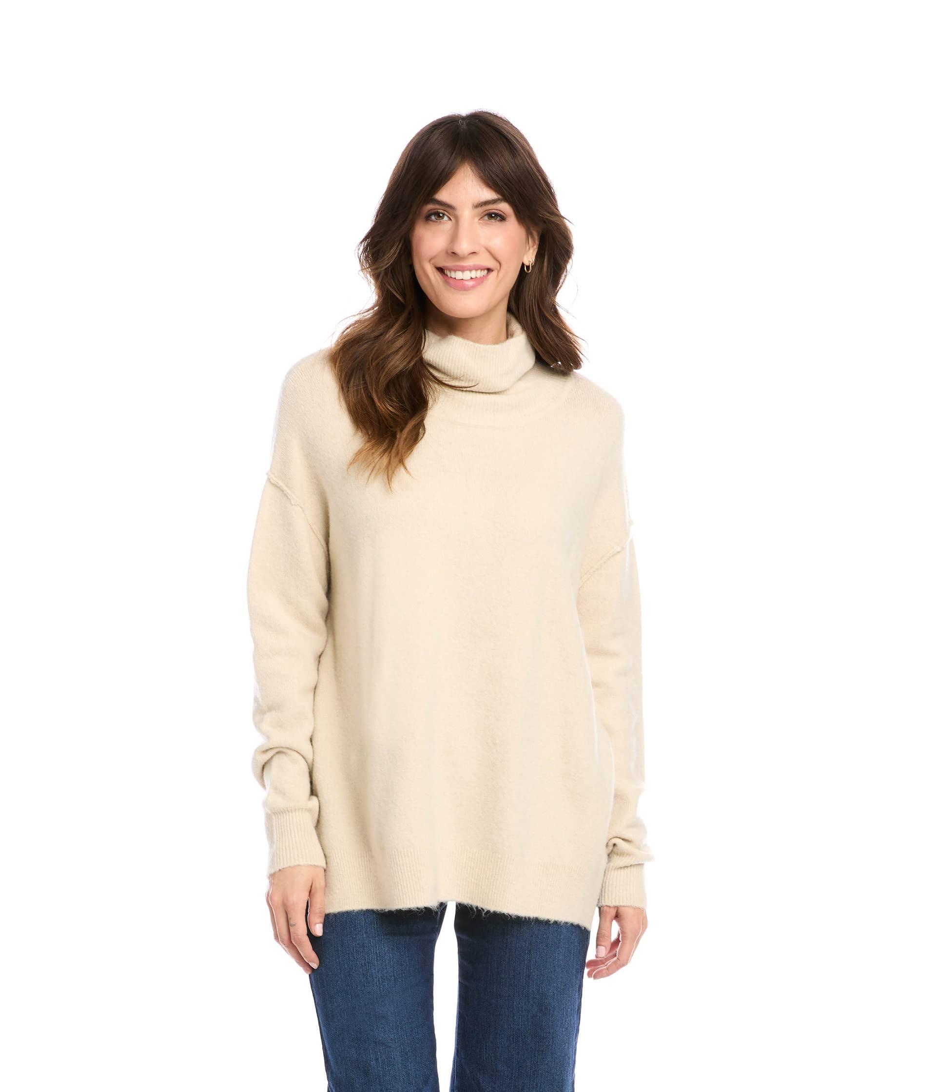 Karen Kane Synthetic Turtleneck Sweater 