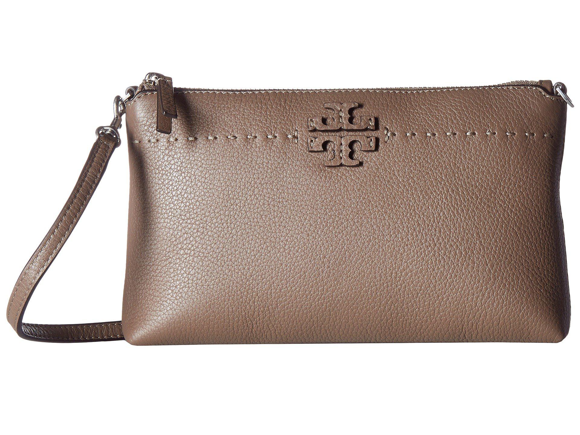 Tory Burch Mcgraw Foldover Crossbody Bag In Black