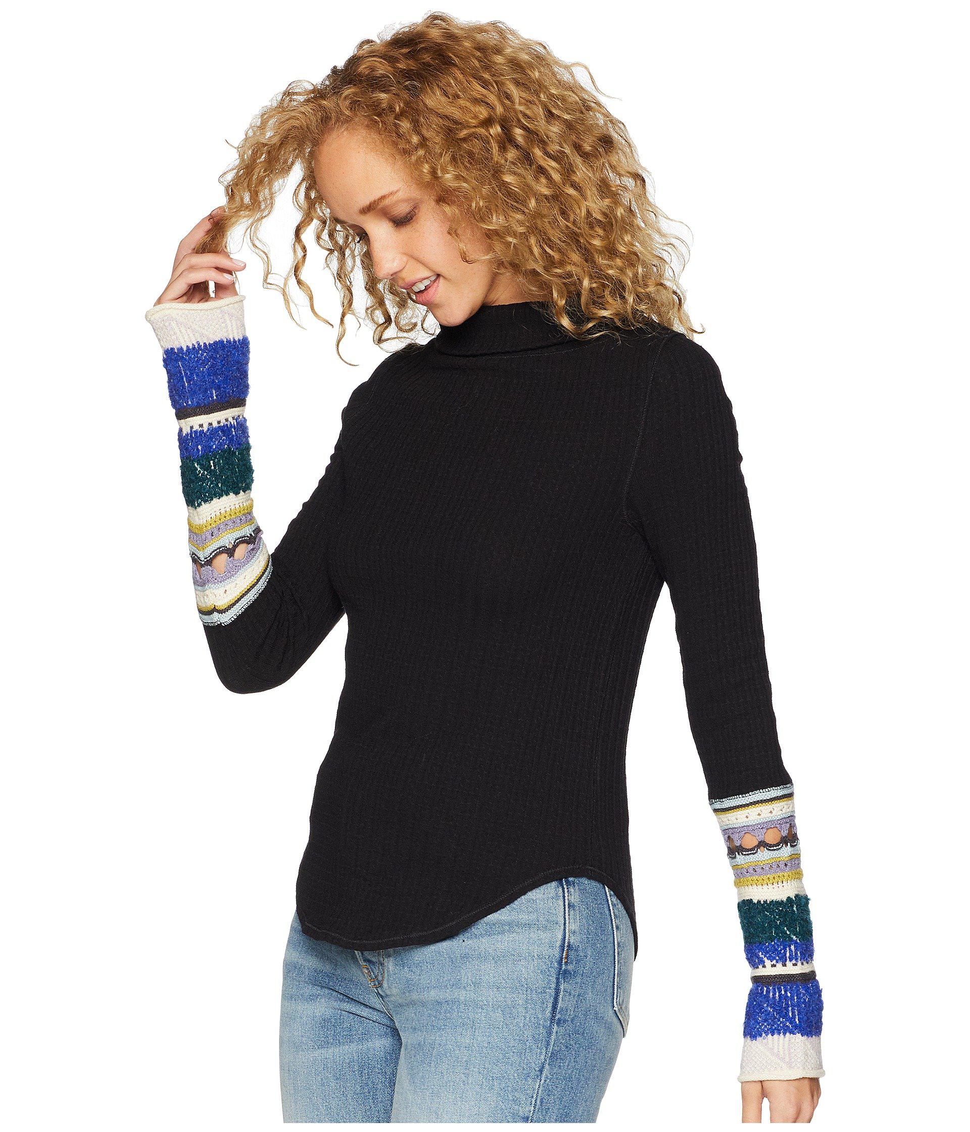 free people mixed up cuff thermal