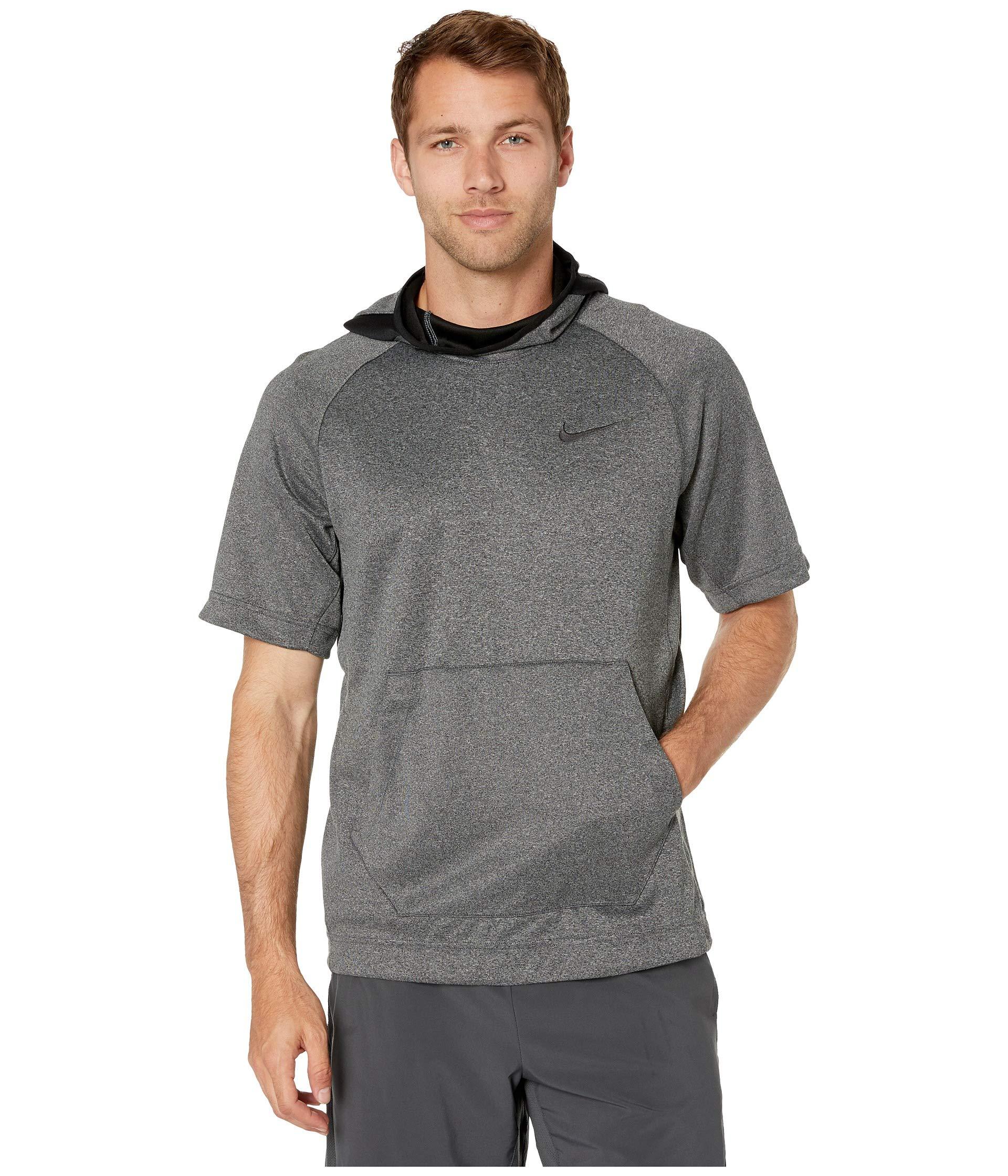 nike spotlight short sleeve hoodie 