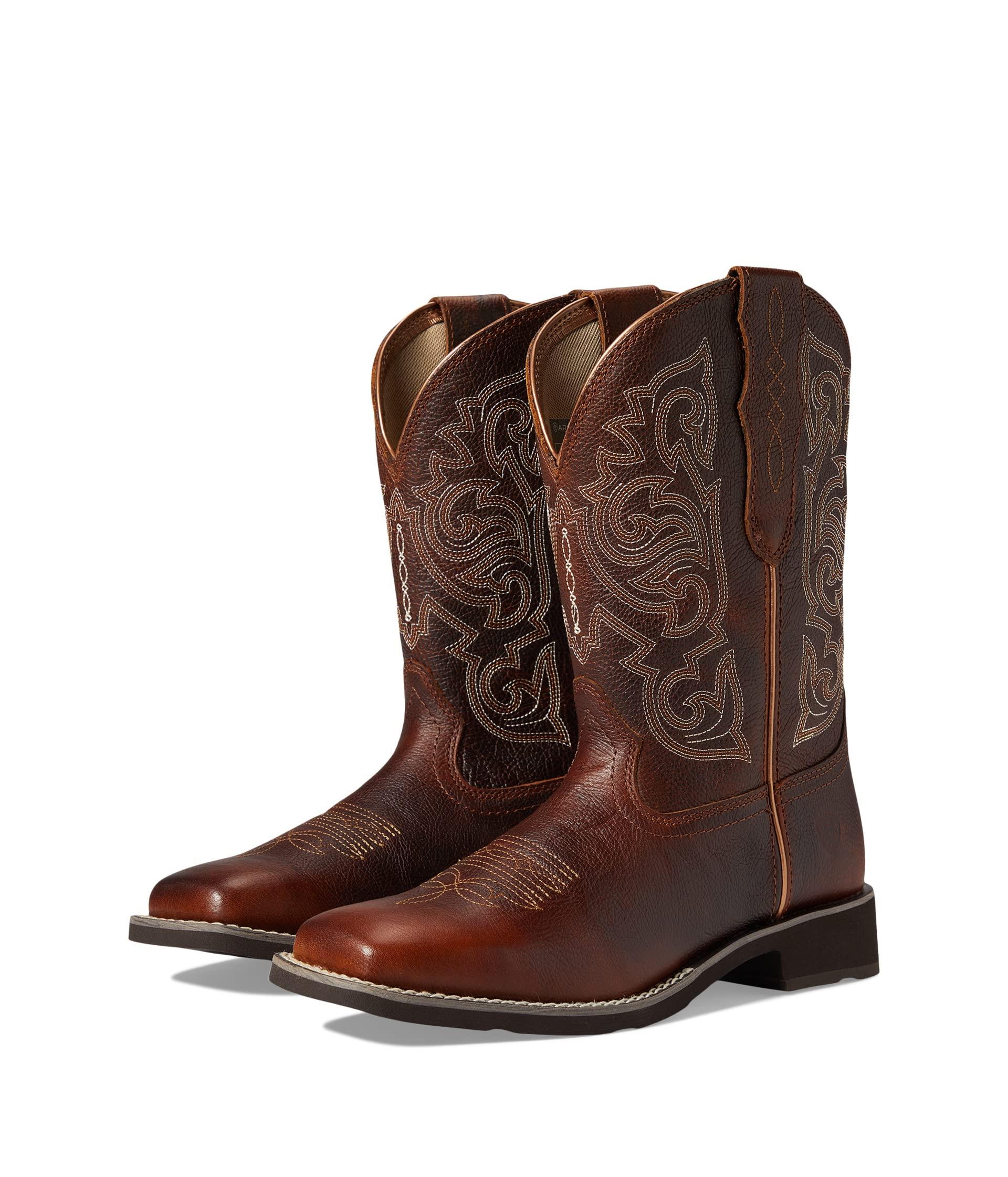Ariat Delilah Stretchfit Western Boot in Brown Lyst