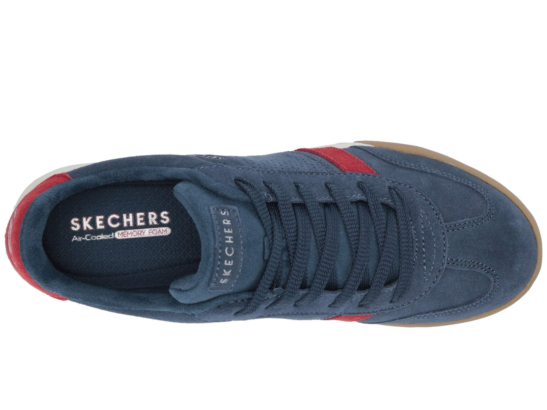 skechers women's zinger-suede retro trainer sneaker