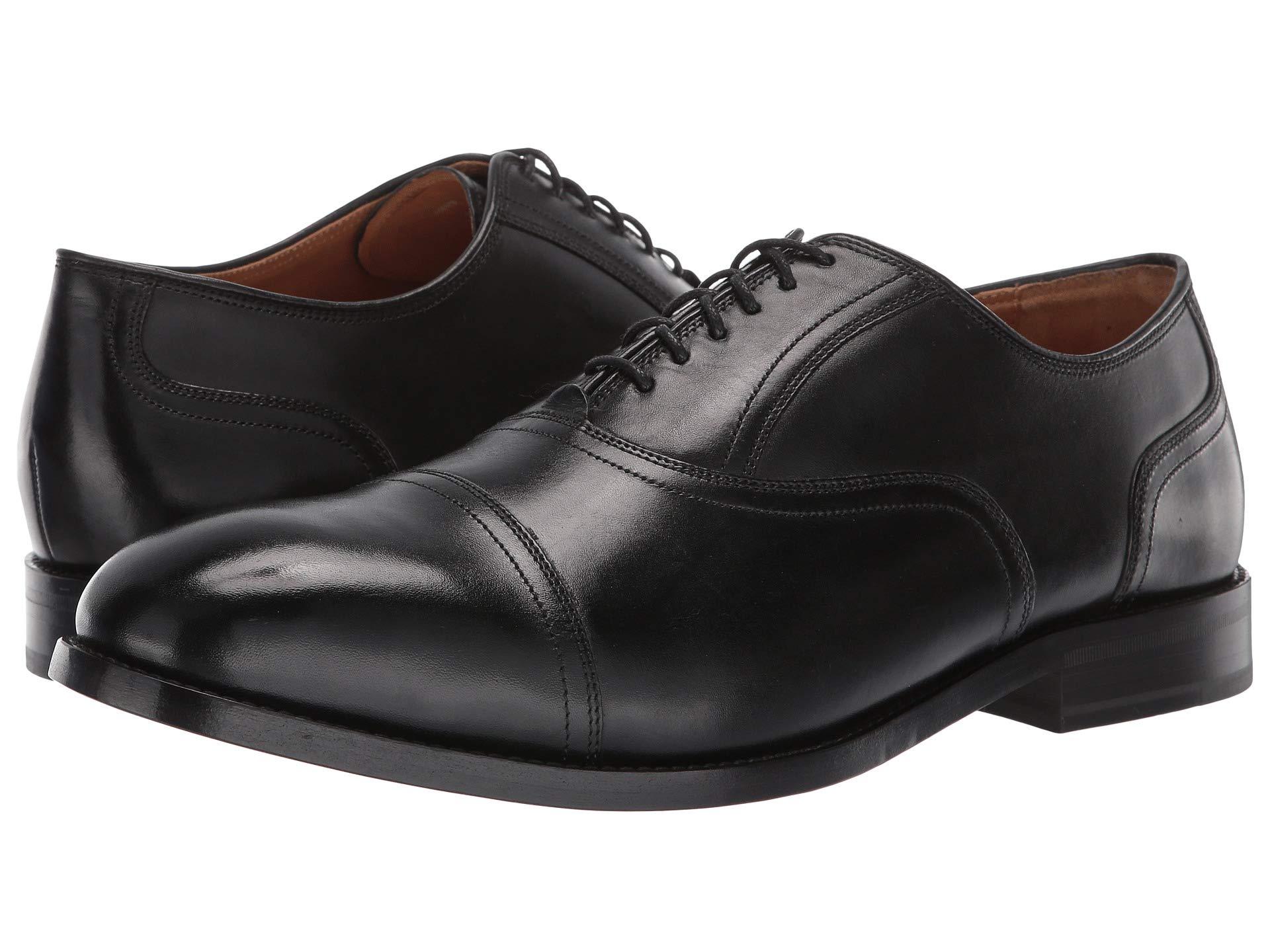 cole haan watson black cap toe oxfords
