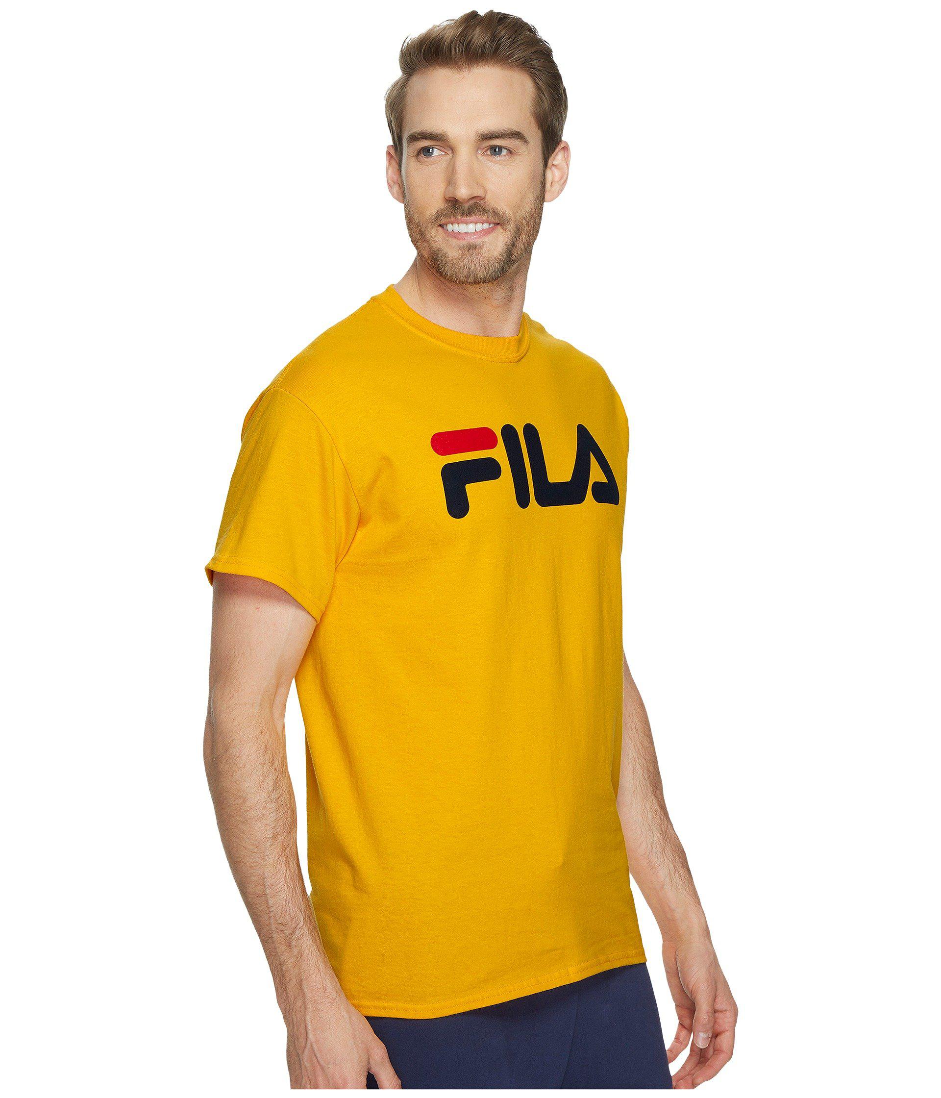 fila t shirt yellow
