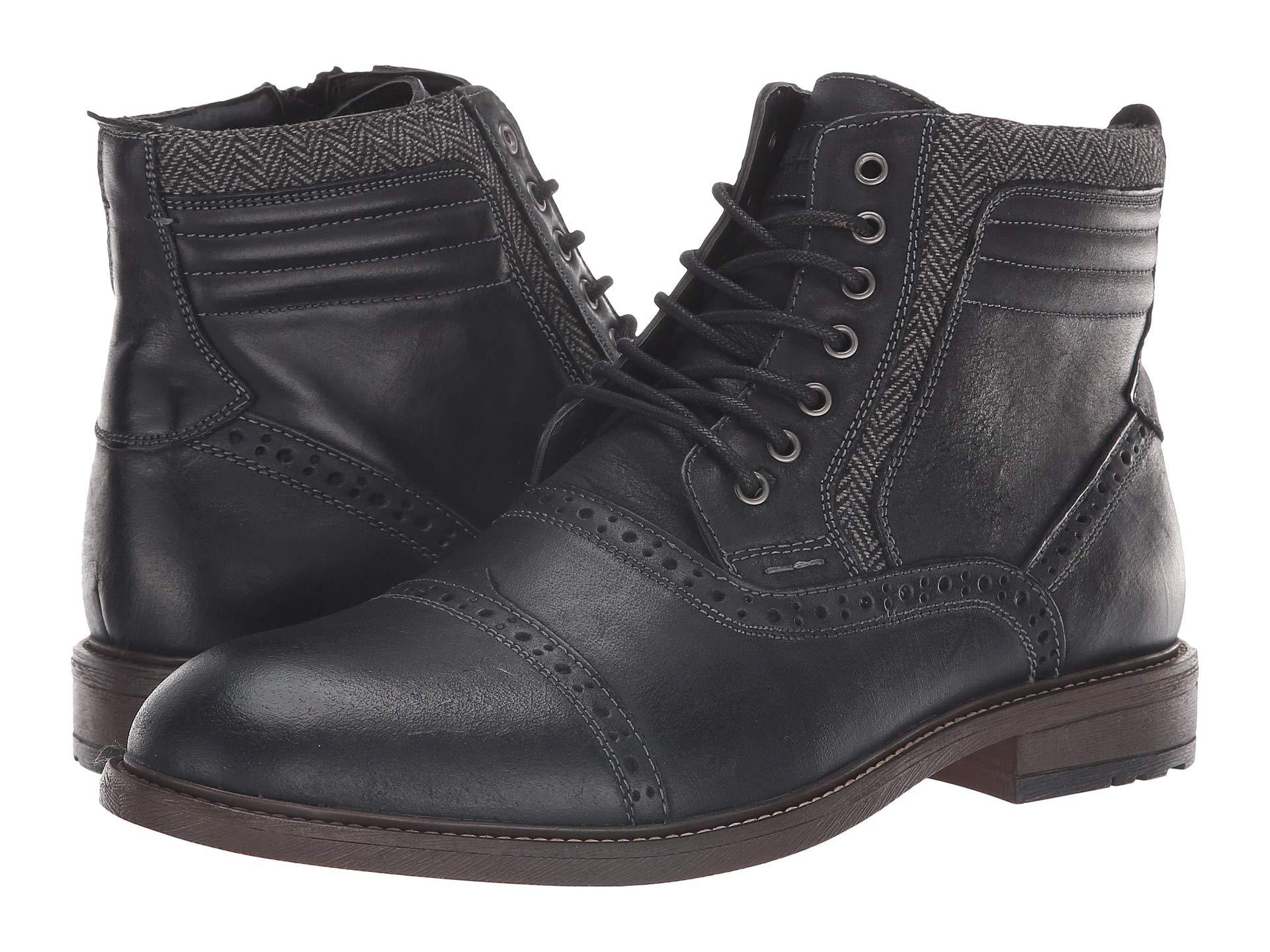Steve Madden Leather Trentin (black) Men's Shoes for Men ...