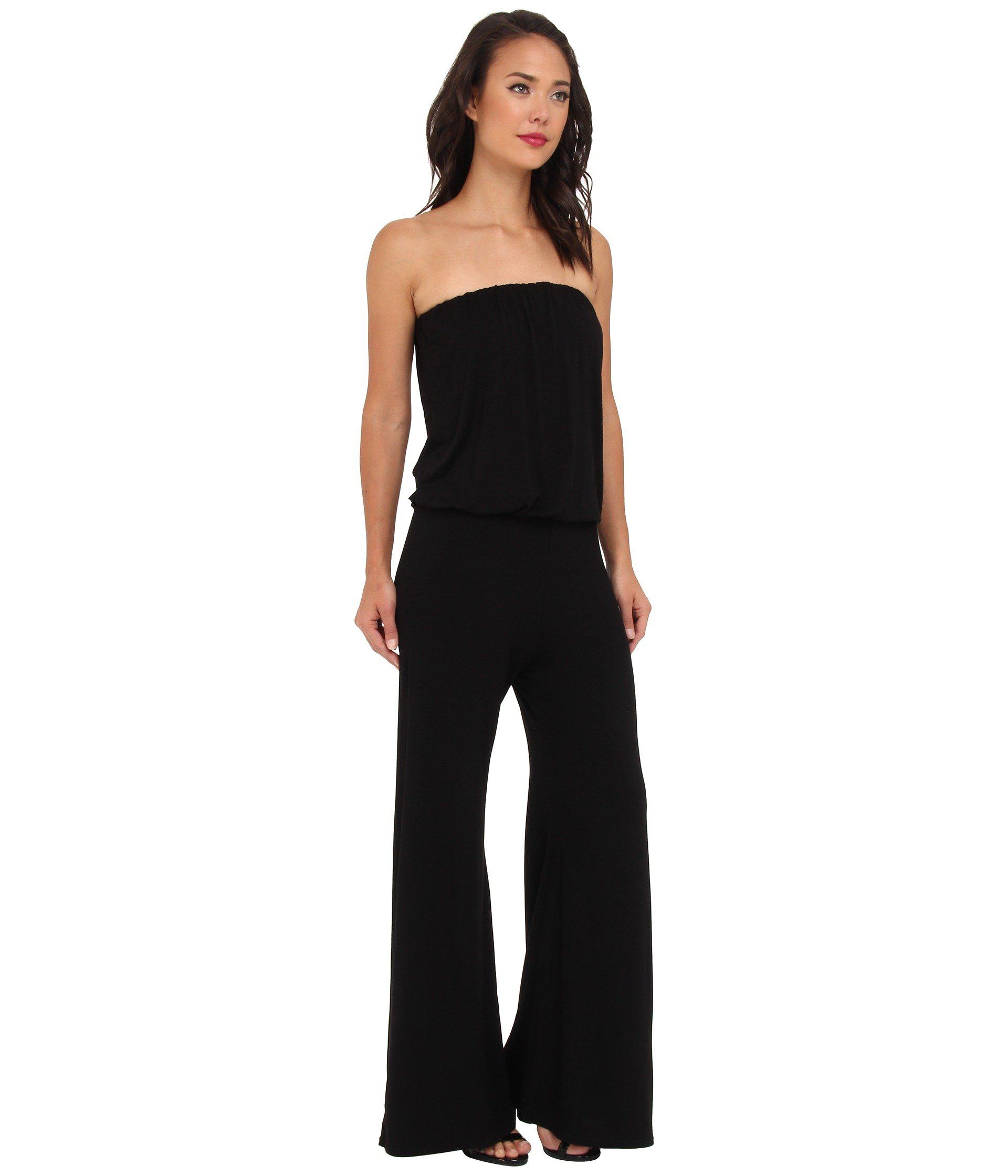 strapless black jumper
