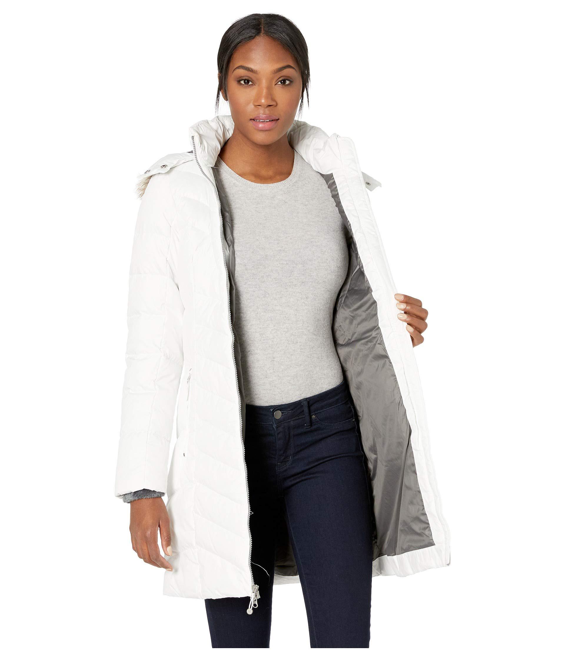 eddie bauer white coat