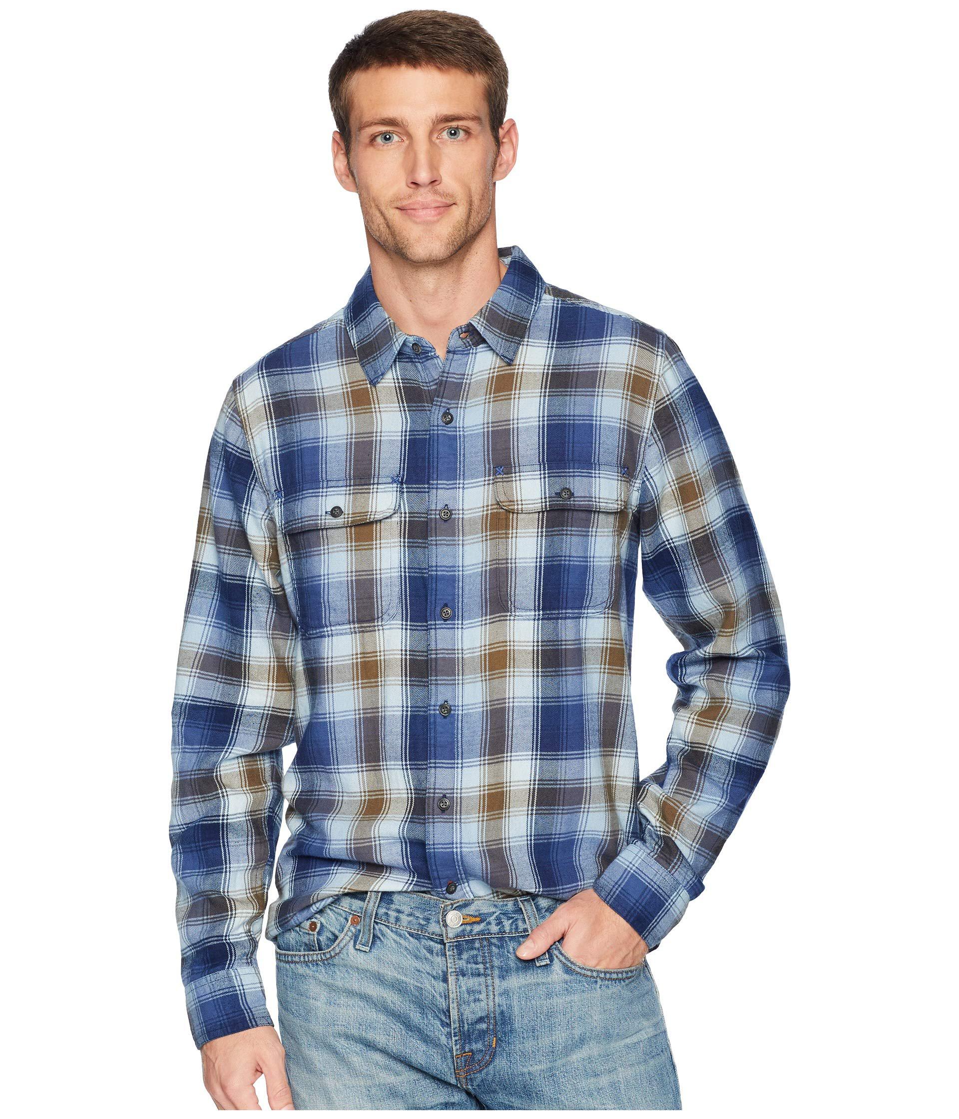 toad and co indigo flannel