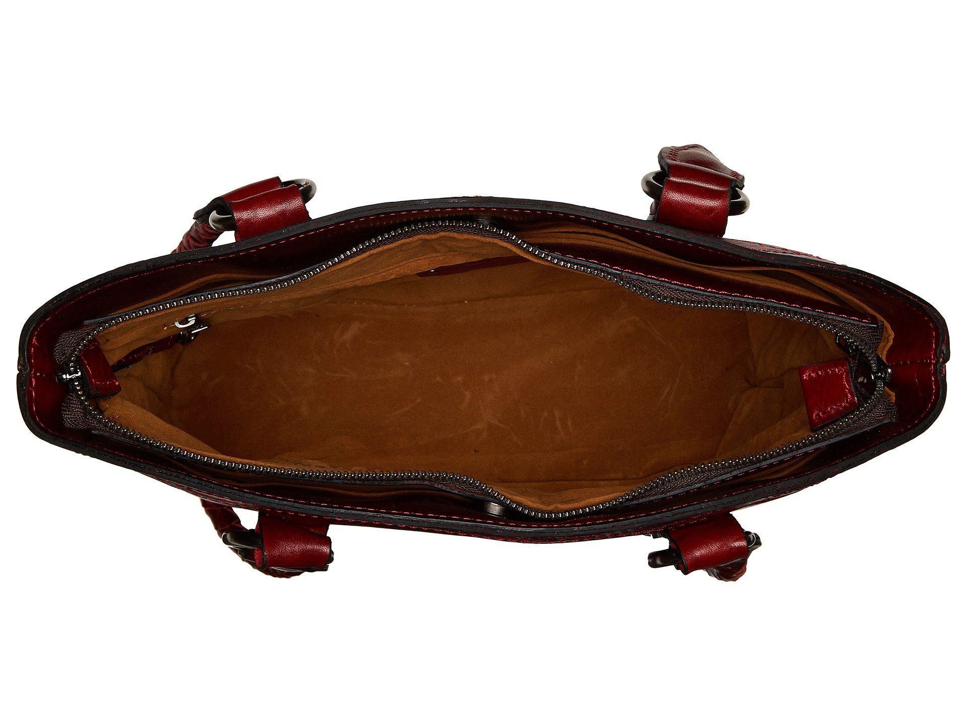 Patricia Nash Leather Zorita (oxblood) Handbags in Red Lyst