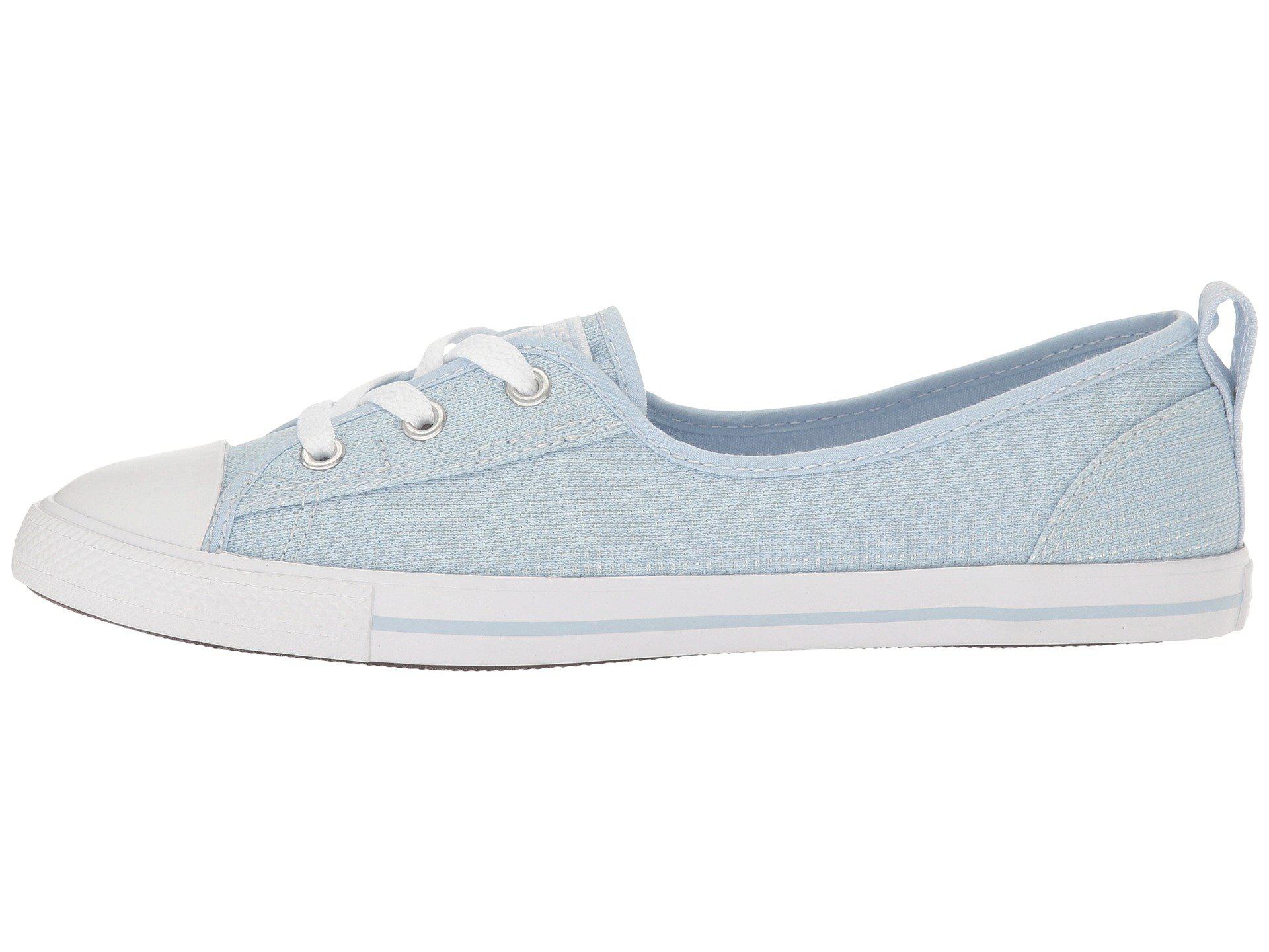 converse ballet pumps blue