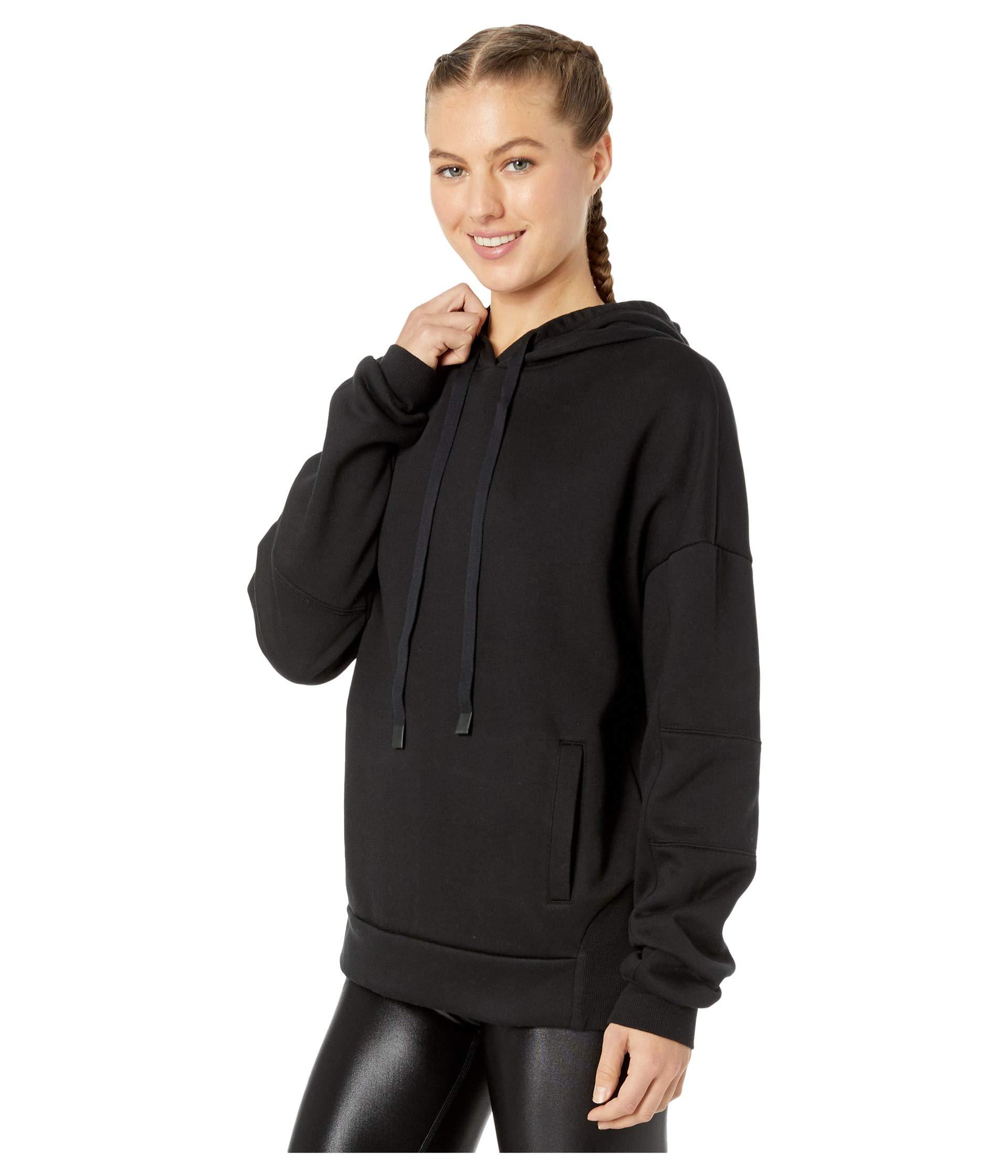 Alo Yoga Fleece Interval Hoodie in Black - Lyst
