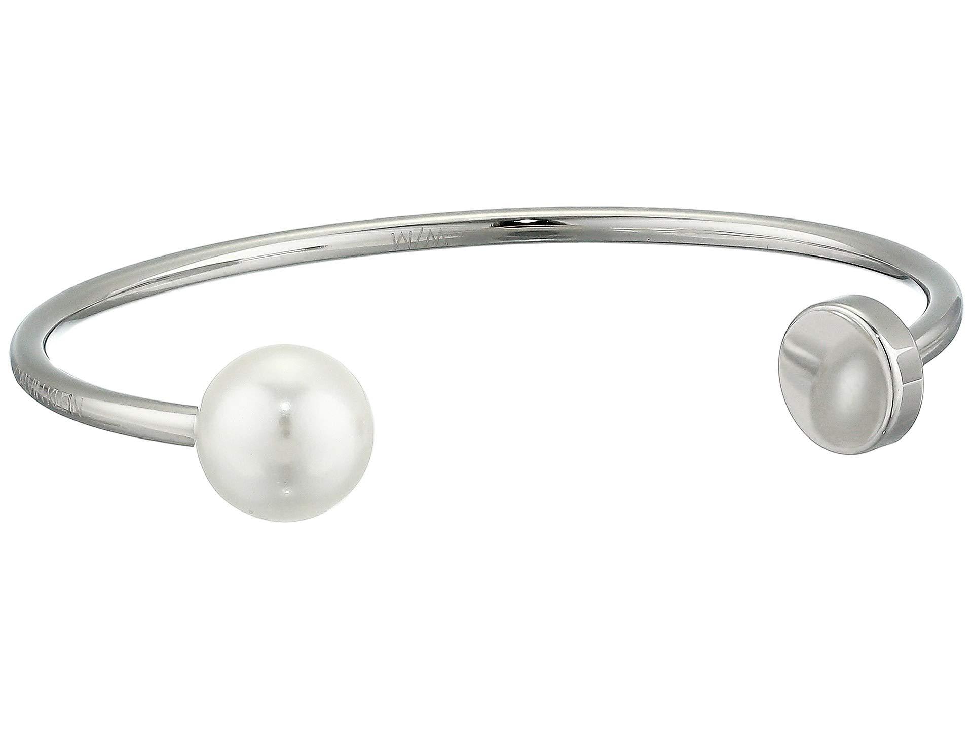 Calvin Klein Bubbly - Cuff Bracelet in Silver (Metallic) - Lyst