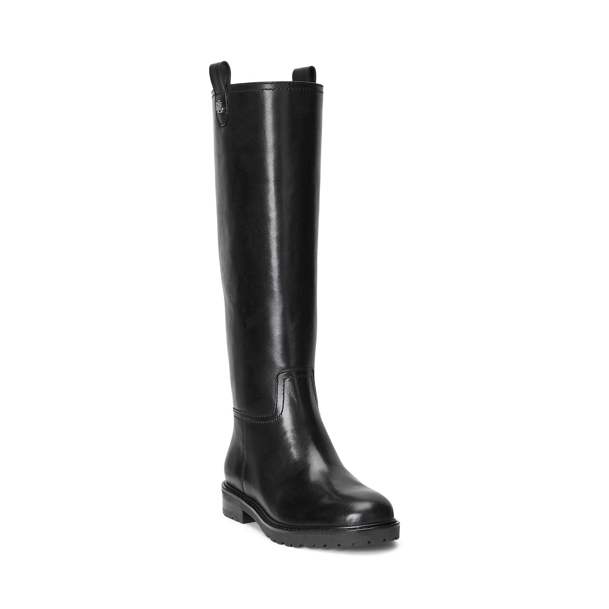 Lauren by Ralph Lauren Elden Tall Boot in Black Lyst