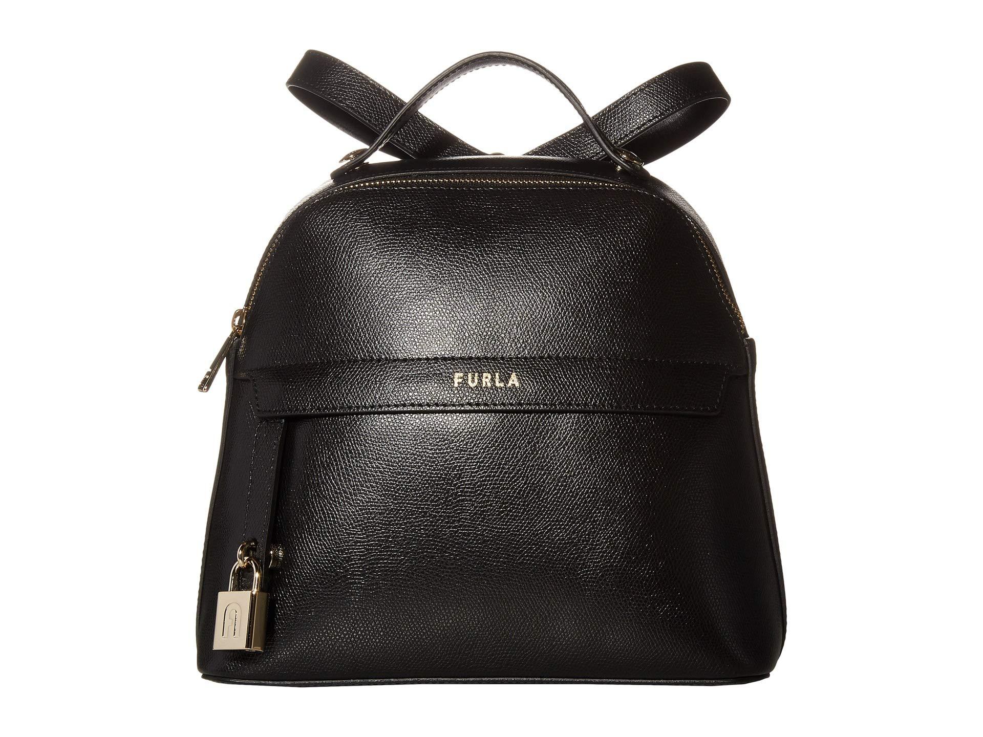 Furla Leather Piper Small Backpack in Black Save 48 Lyst