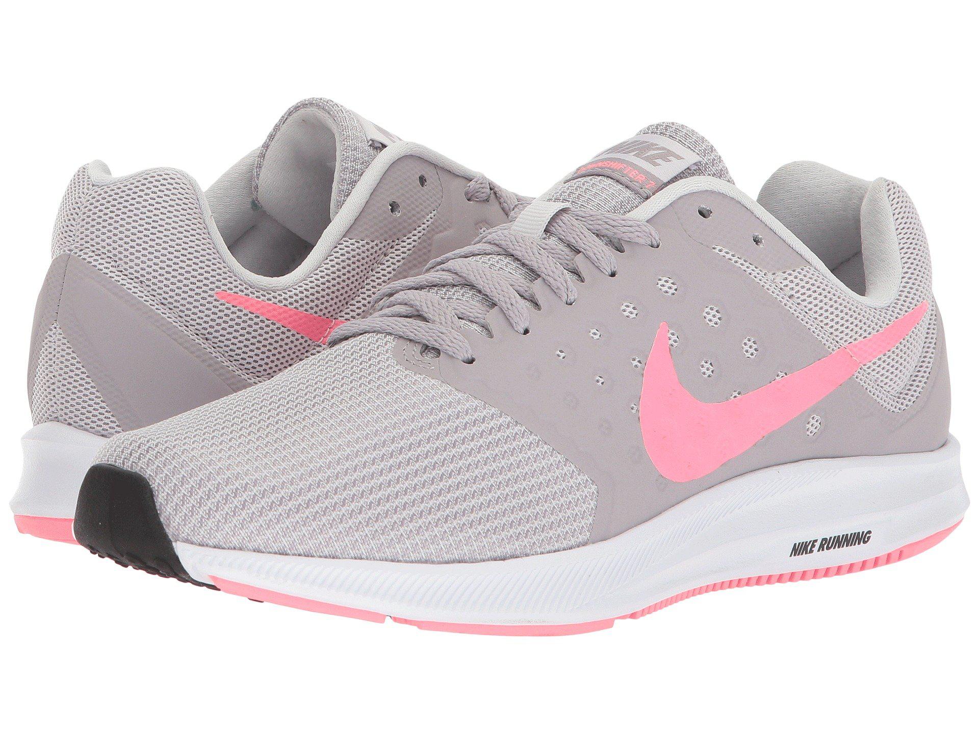 Nike Synthetic Downshifter 7 (vast Grey/sunset Pulse/atmosphere Grey) Women's Running Shoes in