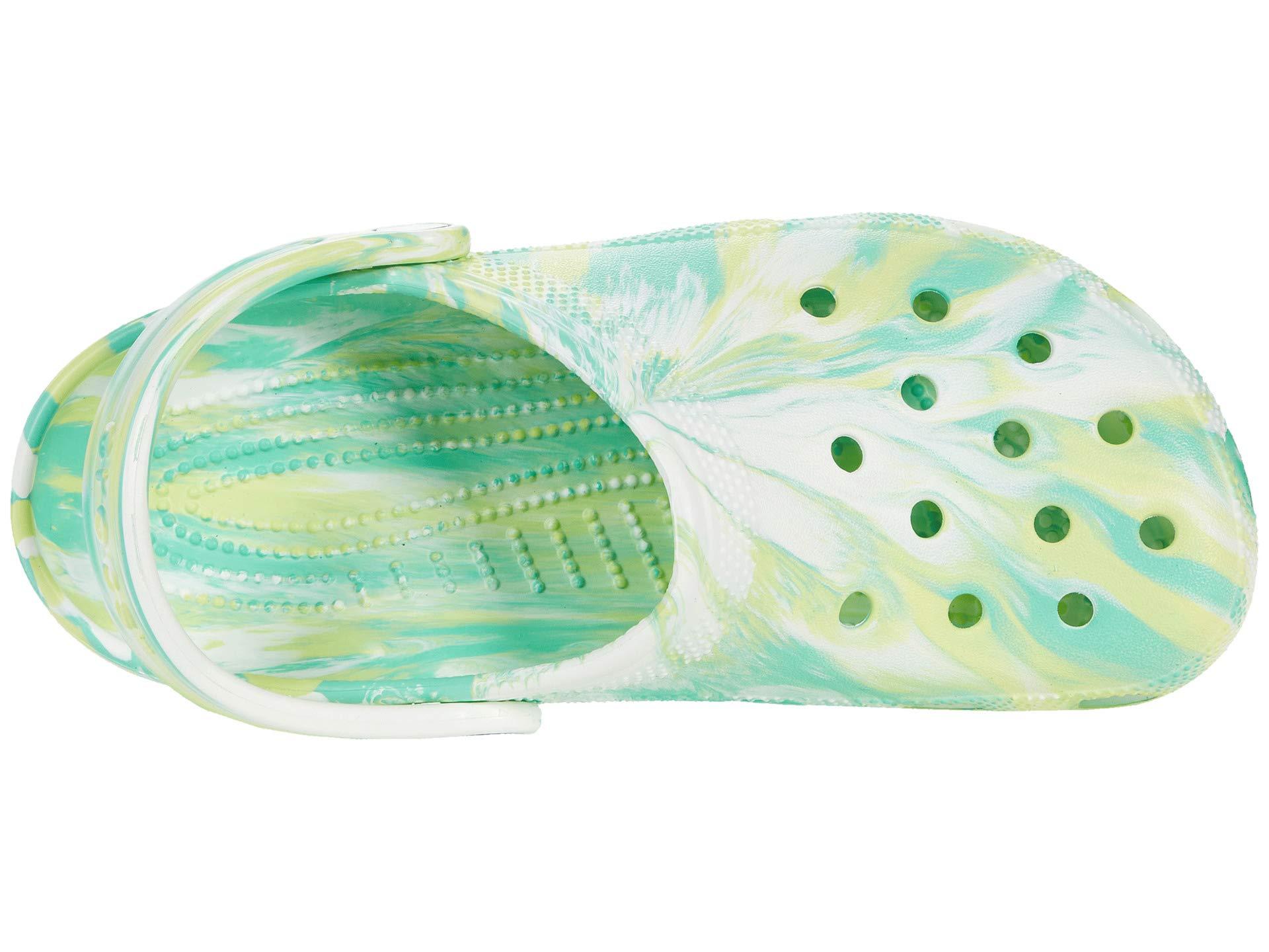 Crocs™ Classic Marbled Tie-dye Clog in Green | Lyst