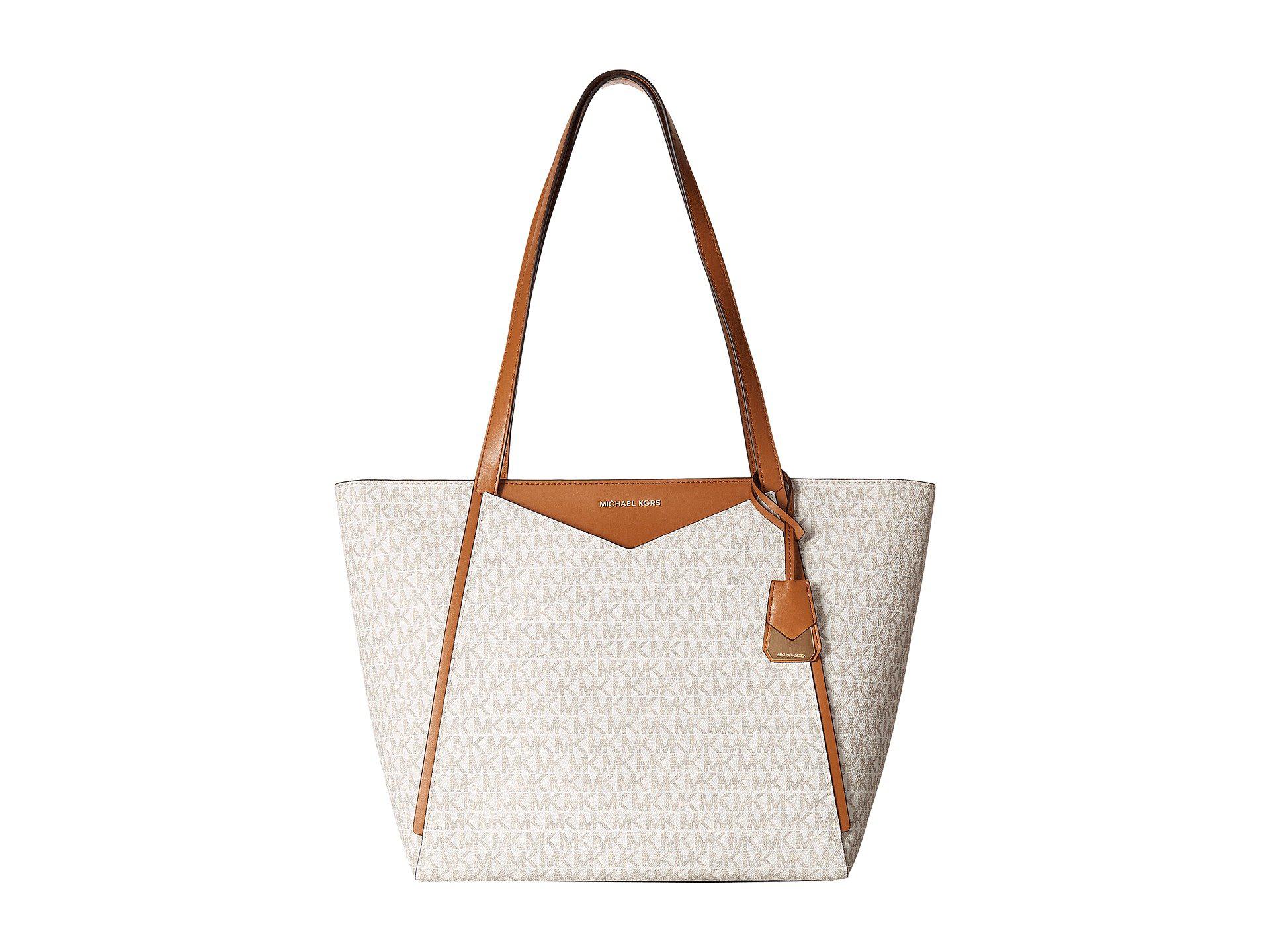 michael kors whitney large logo tote