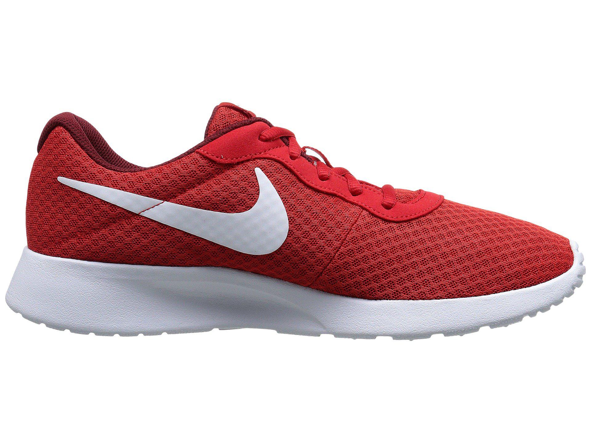 Nike Tanjun' Running Shoes in Red for Men - Lyst
