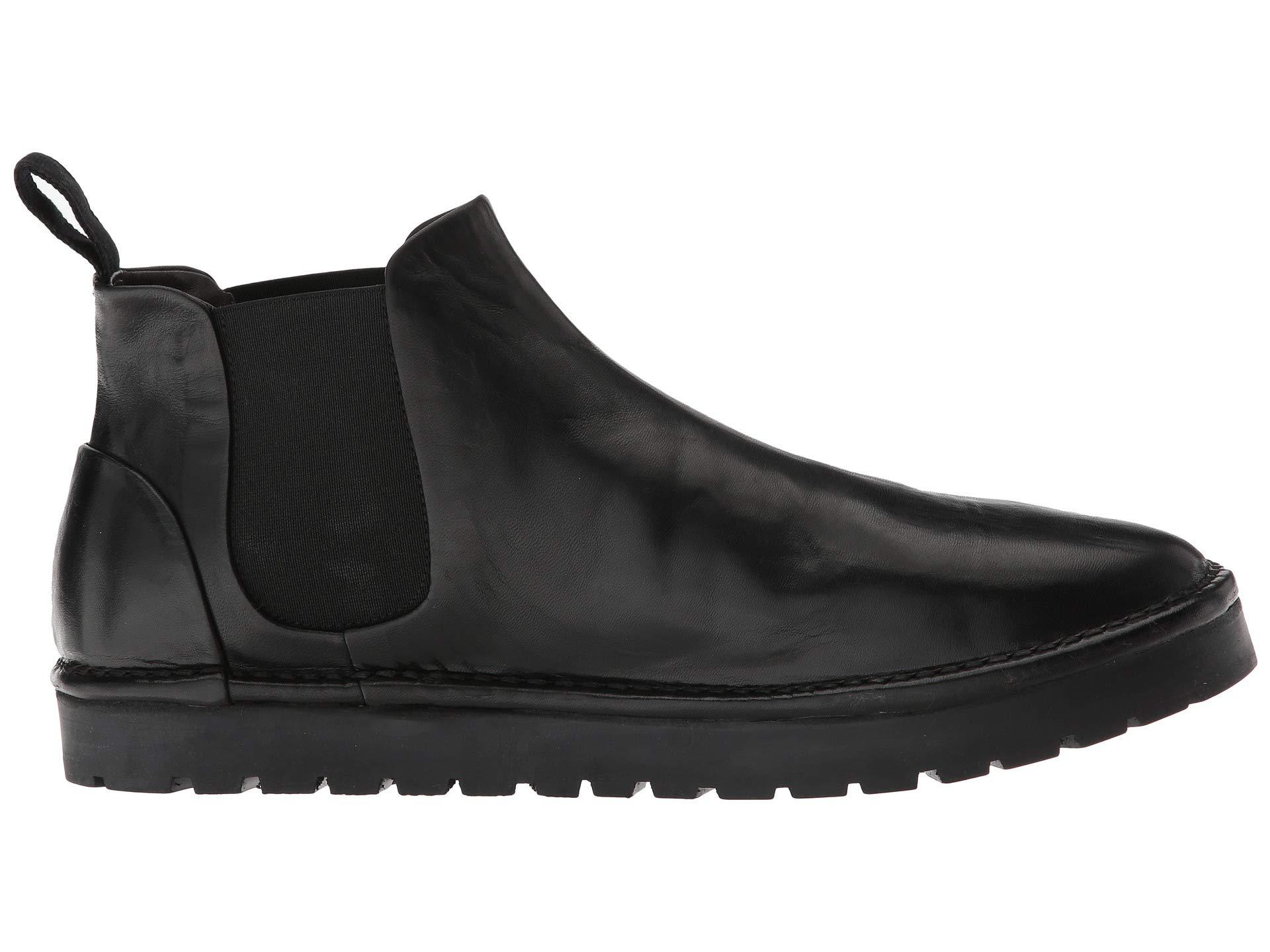 Marsèll Leather Gomme Lug Sole Chelsea Boot in Black Suede (Black) for ...