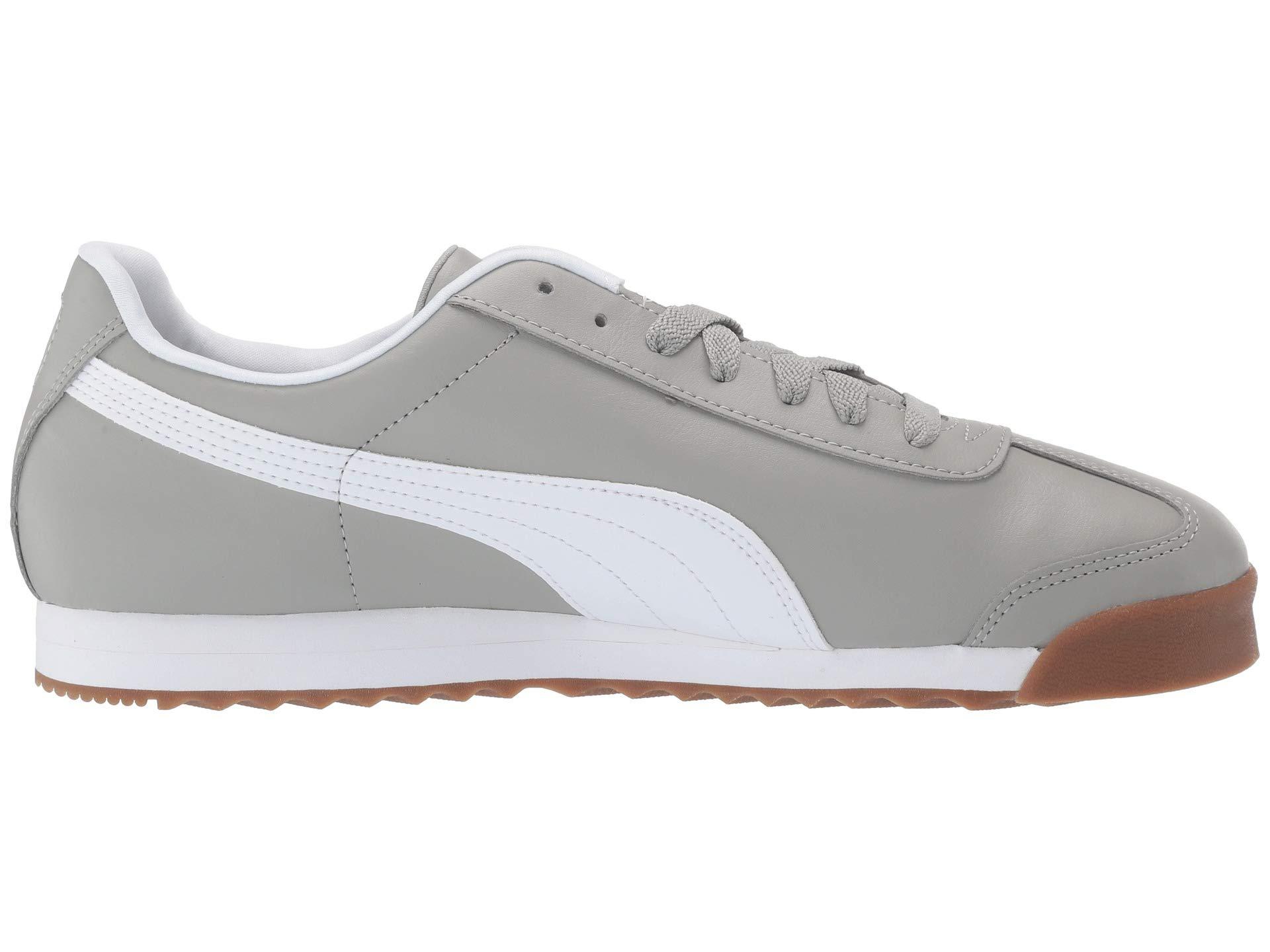 PUMA Synthetic Roma Basic (limestone/ White) Shoes in Gray for Men - Lyst