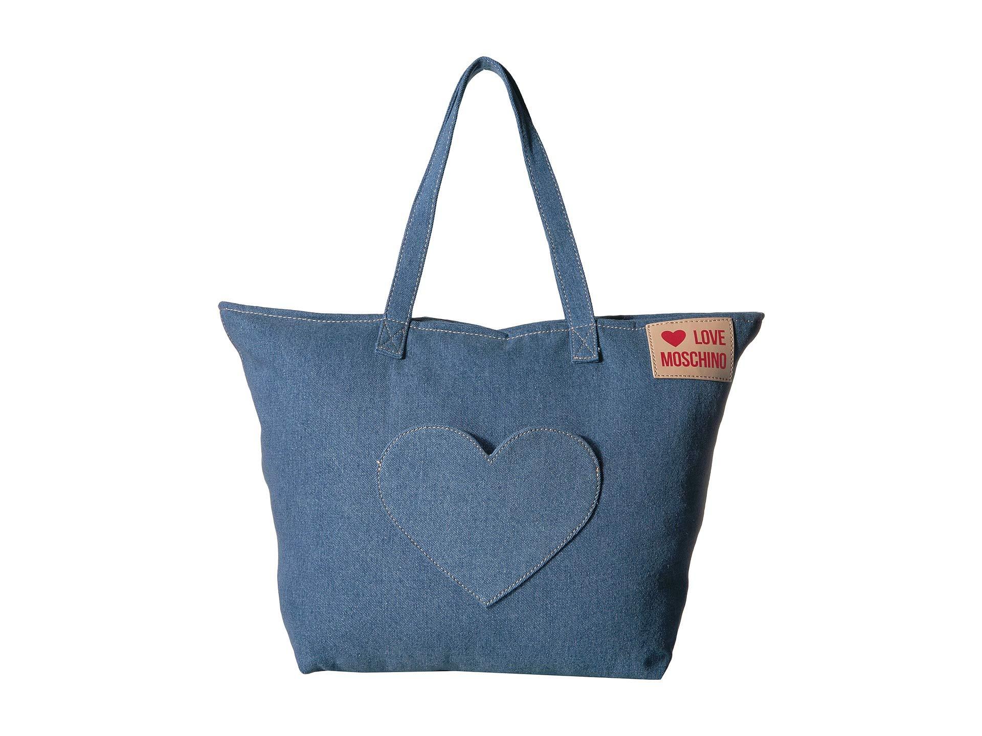 moschino denim bag