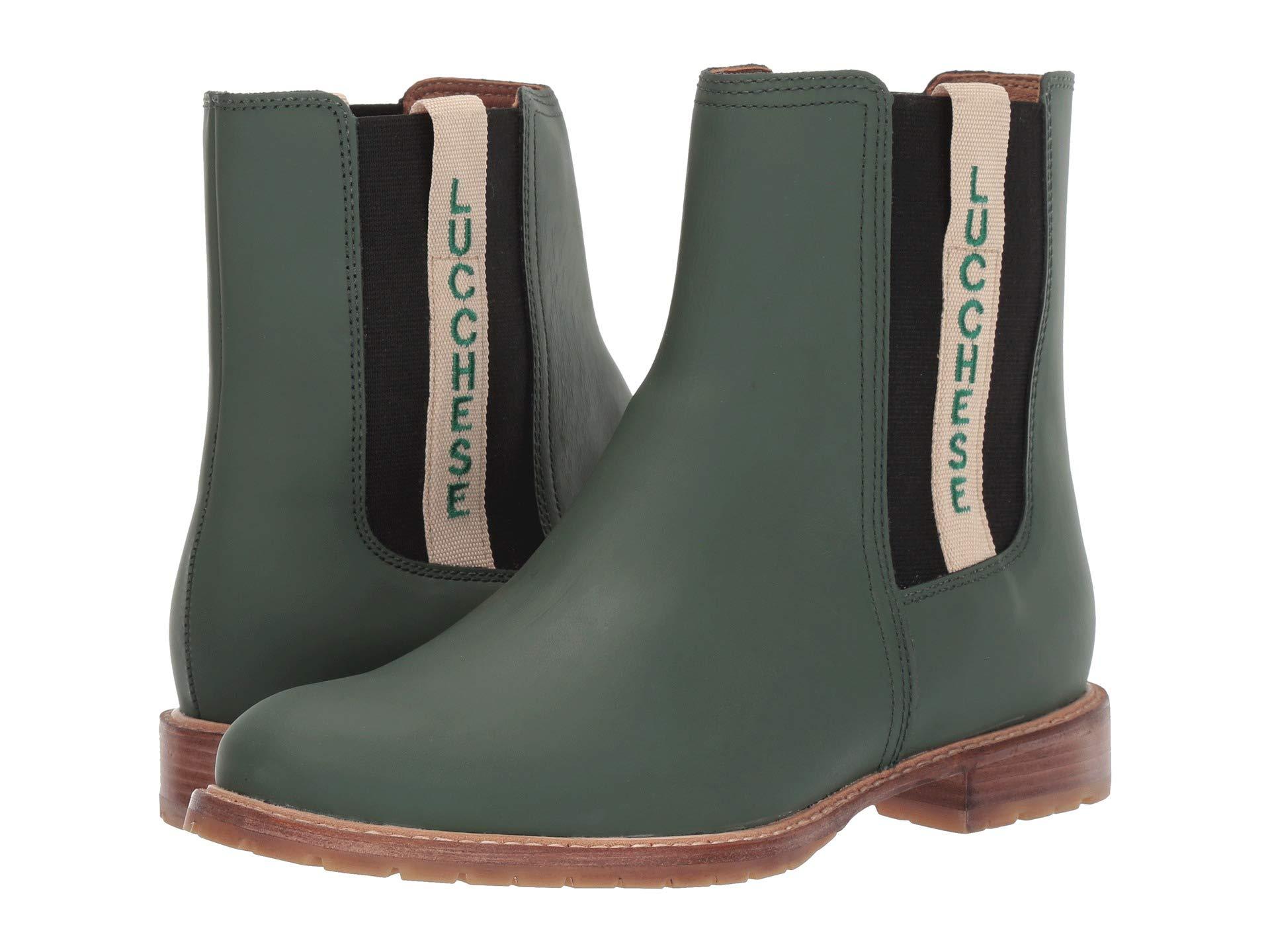 Lucchese Leather Allweather Waterproof Garden Boot in Green Lyst