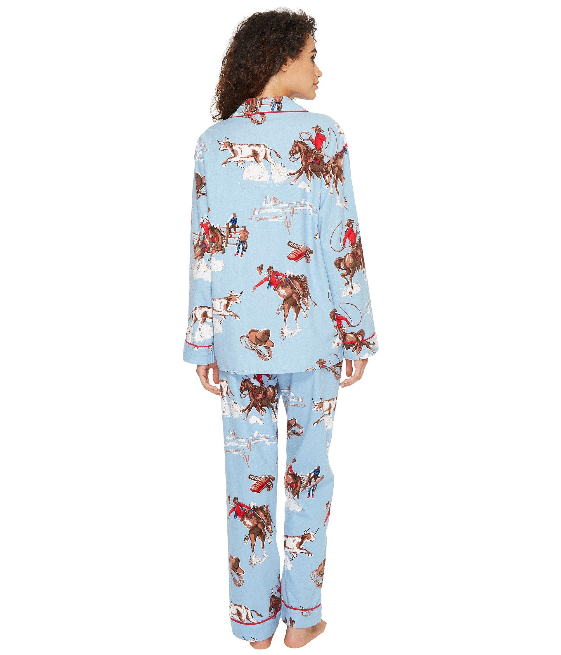 Pj Salvage Cowboy Pj Set in Blue Lyst
