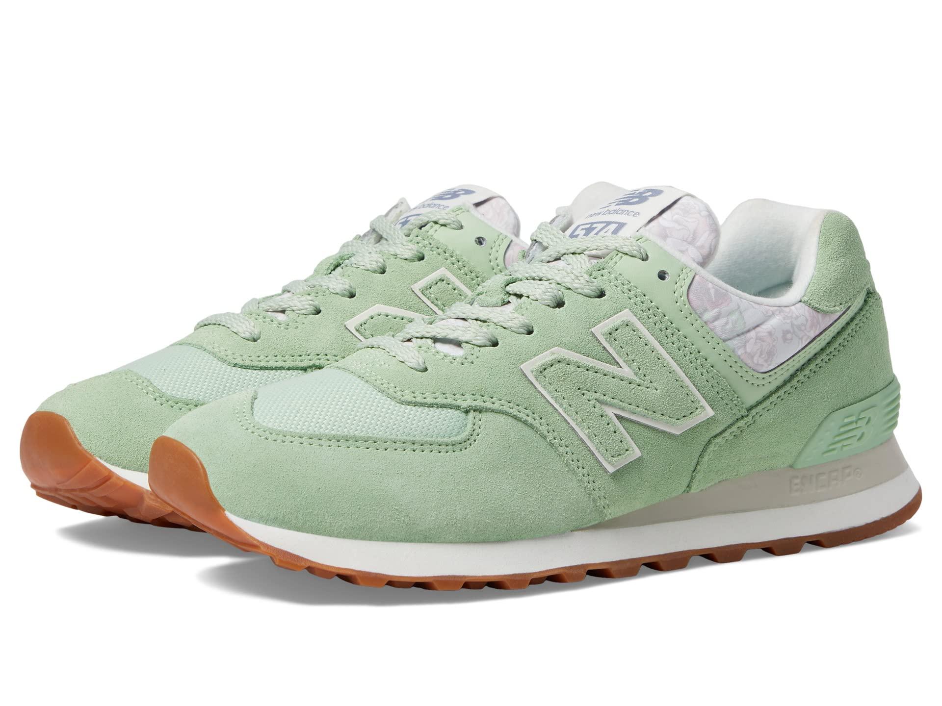 New Balance Wl574v2 in Green | Lyst