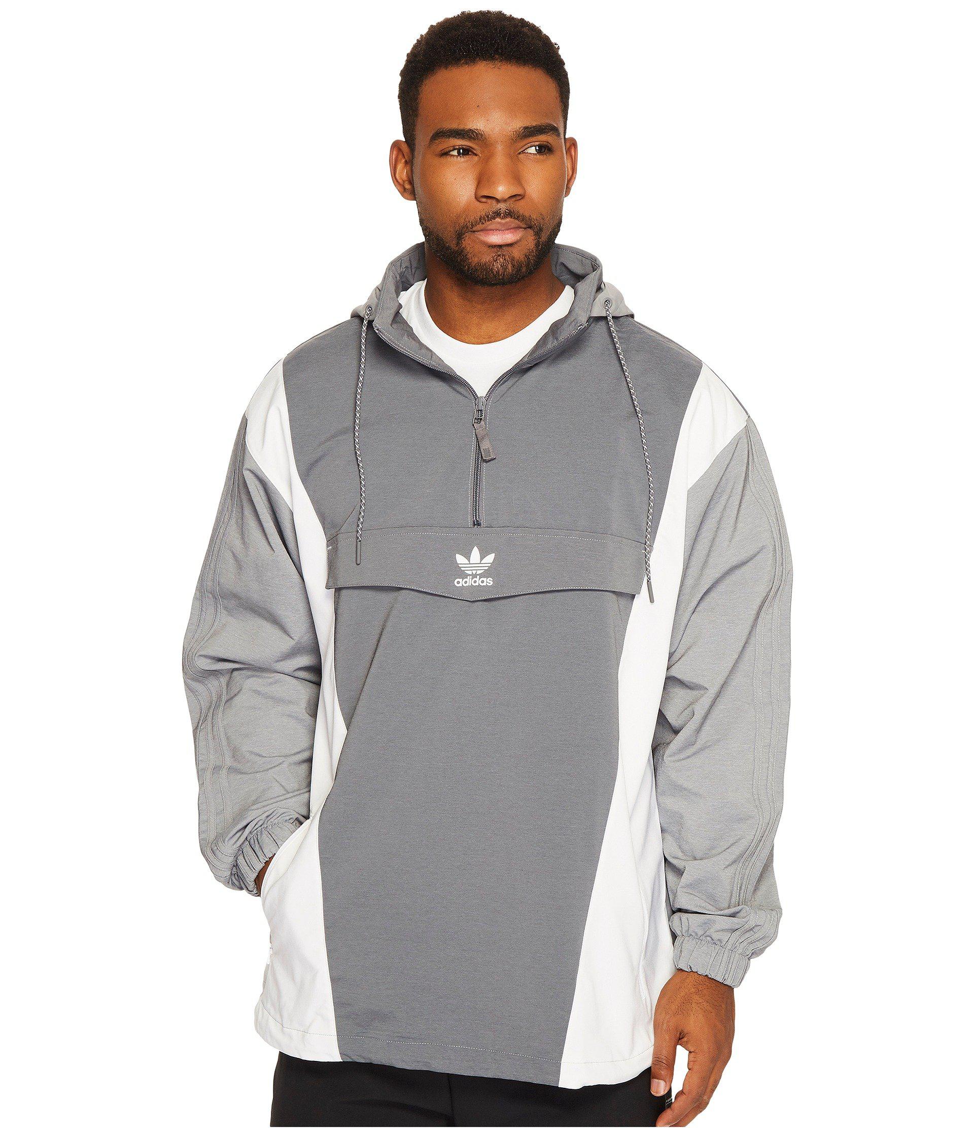 adidas originals blocked anorak jacket