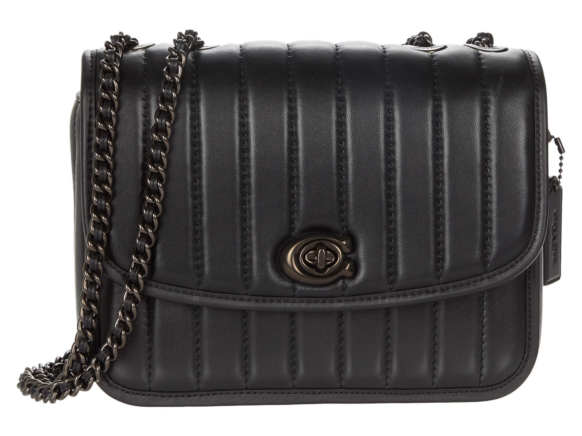 Top 48+ imagen coach madison quilted black