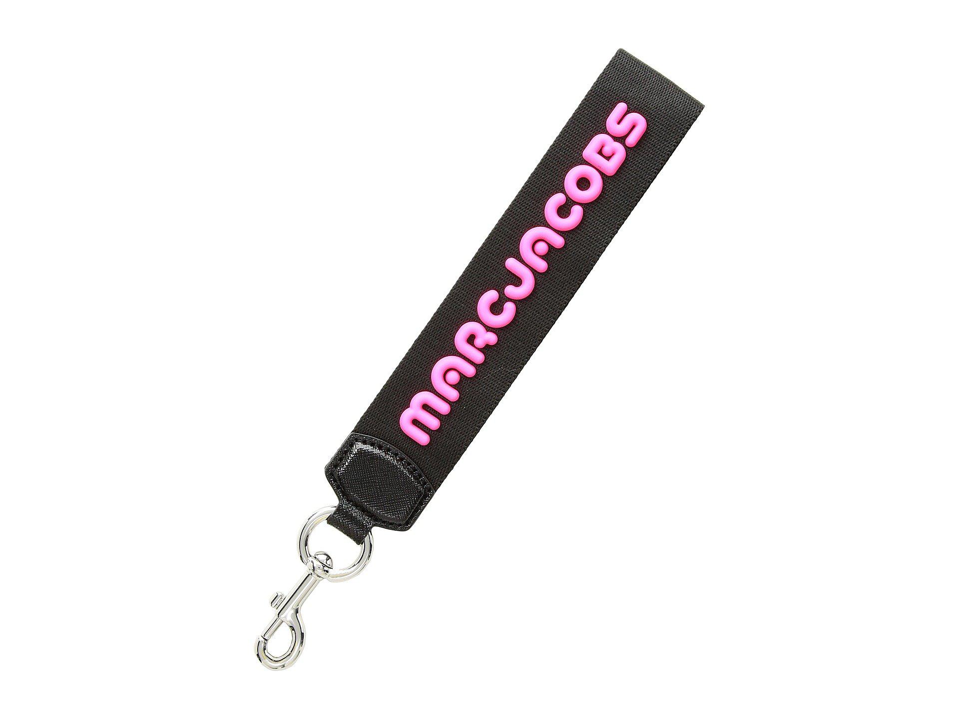 Marc Jacobs Webbing Bag Charm in Pink | Lyst