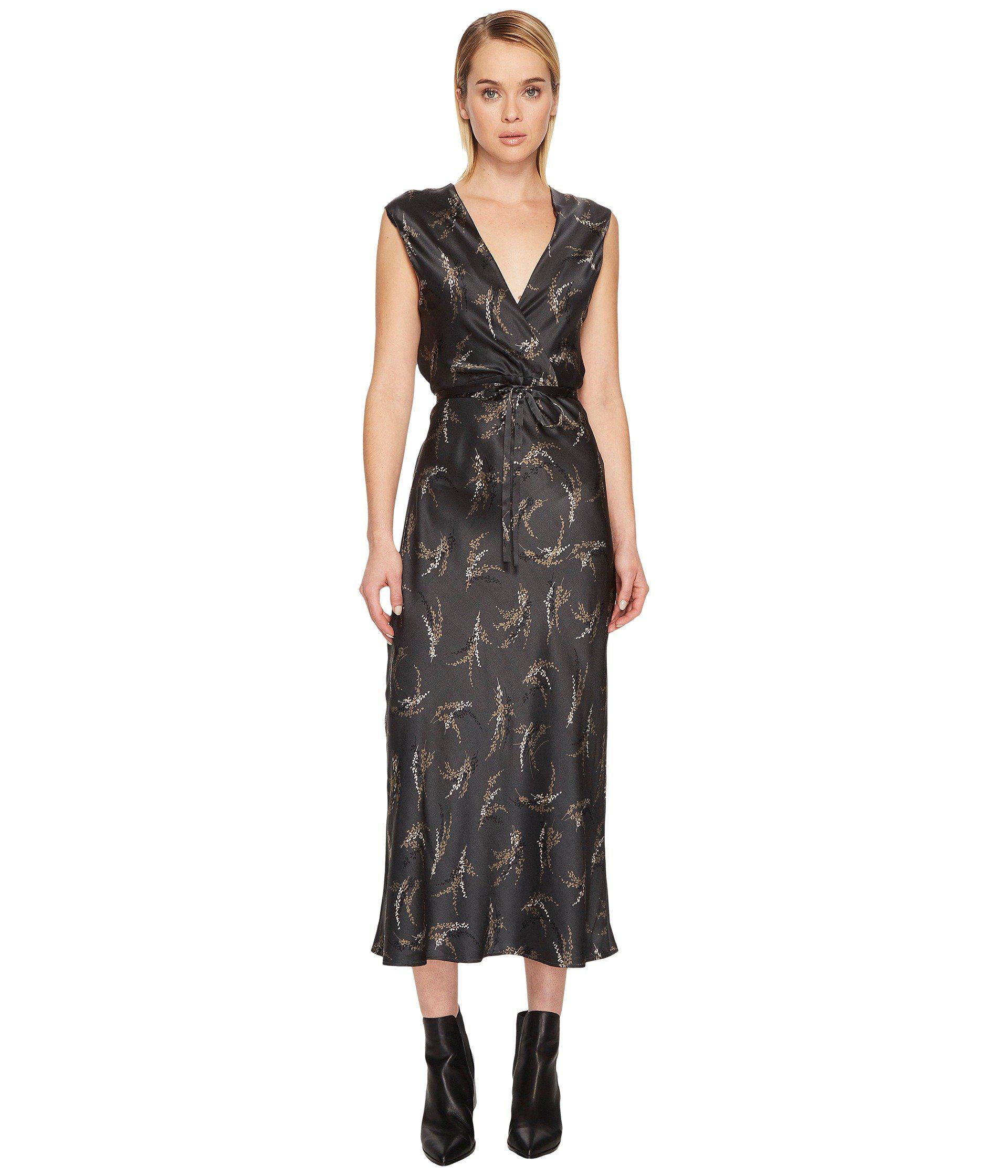 vince floral dress