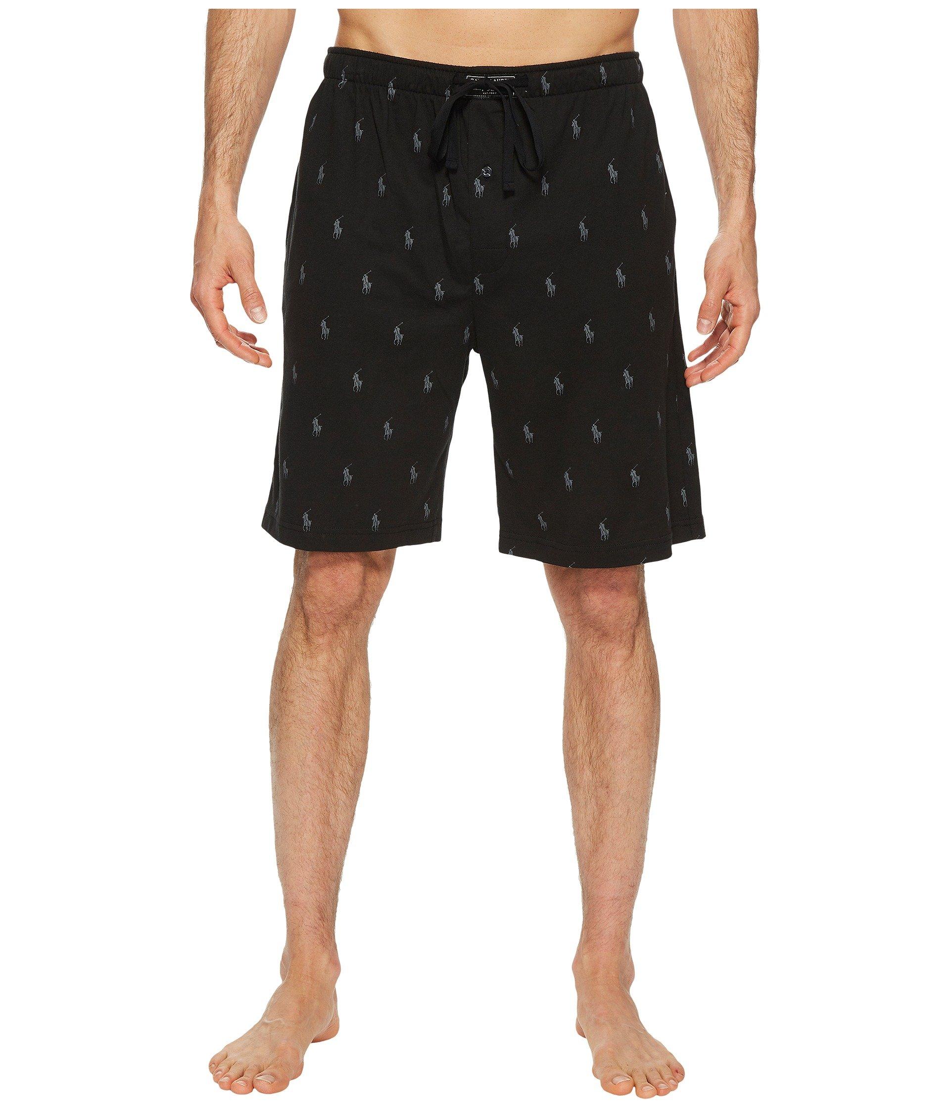 Polo Ralph Lauren Cotton Knit Sleep Shorts in Black for Men - Save 25% ...