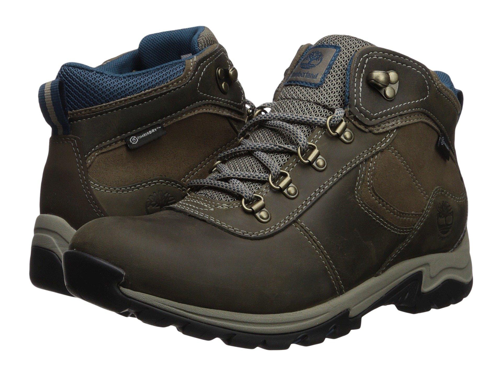 timberland mt maddsen mid leather waterproof hiking boots