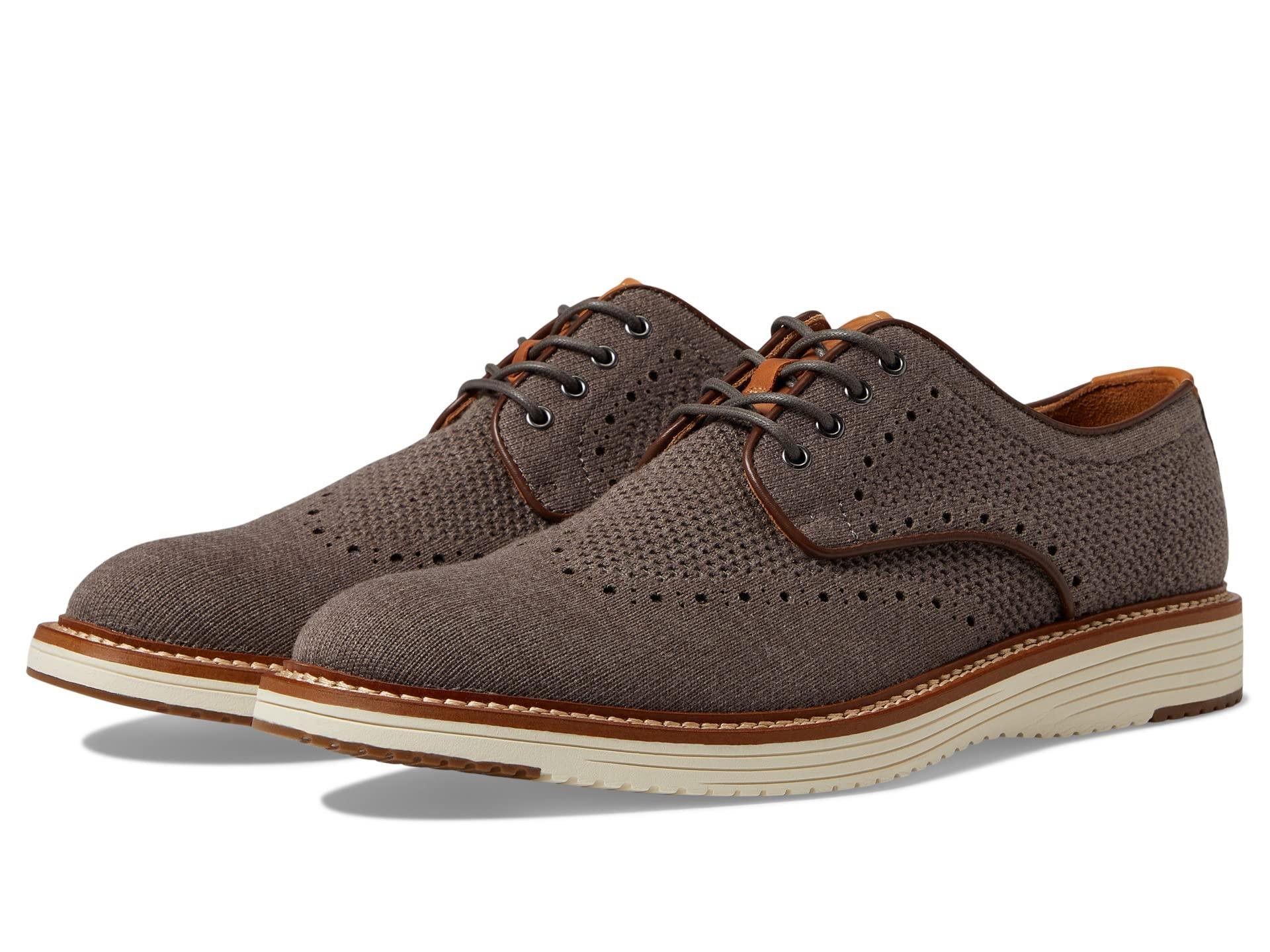 Johnston & Murphy Upton Knit Wing Tip in Brown for Men | Lyst