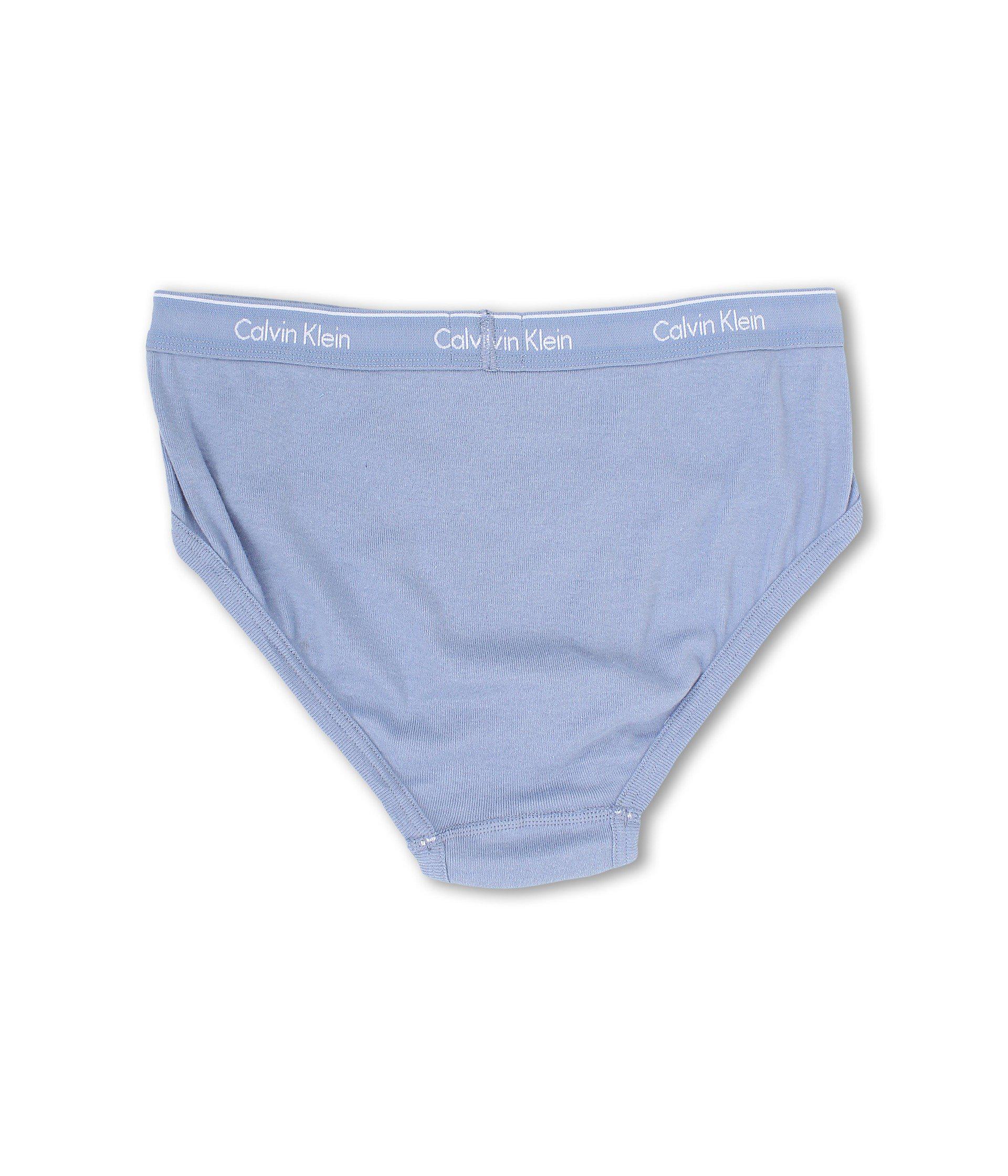 Calvin Klein Cotton Classics 4pack Low Rise Briefs in Blue for Men Lyst
